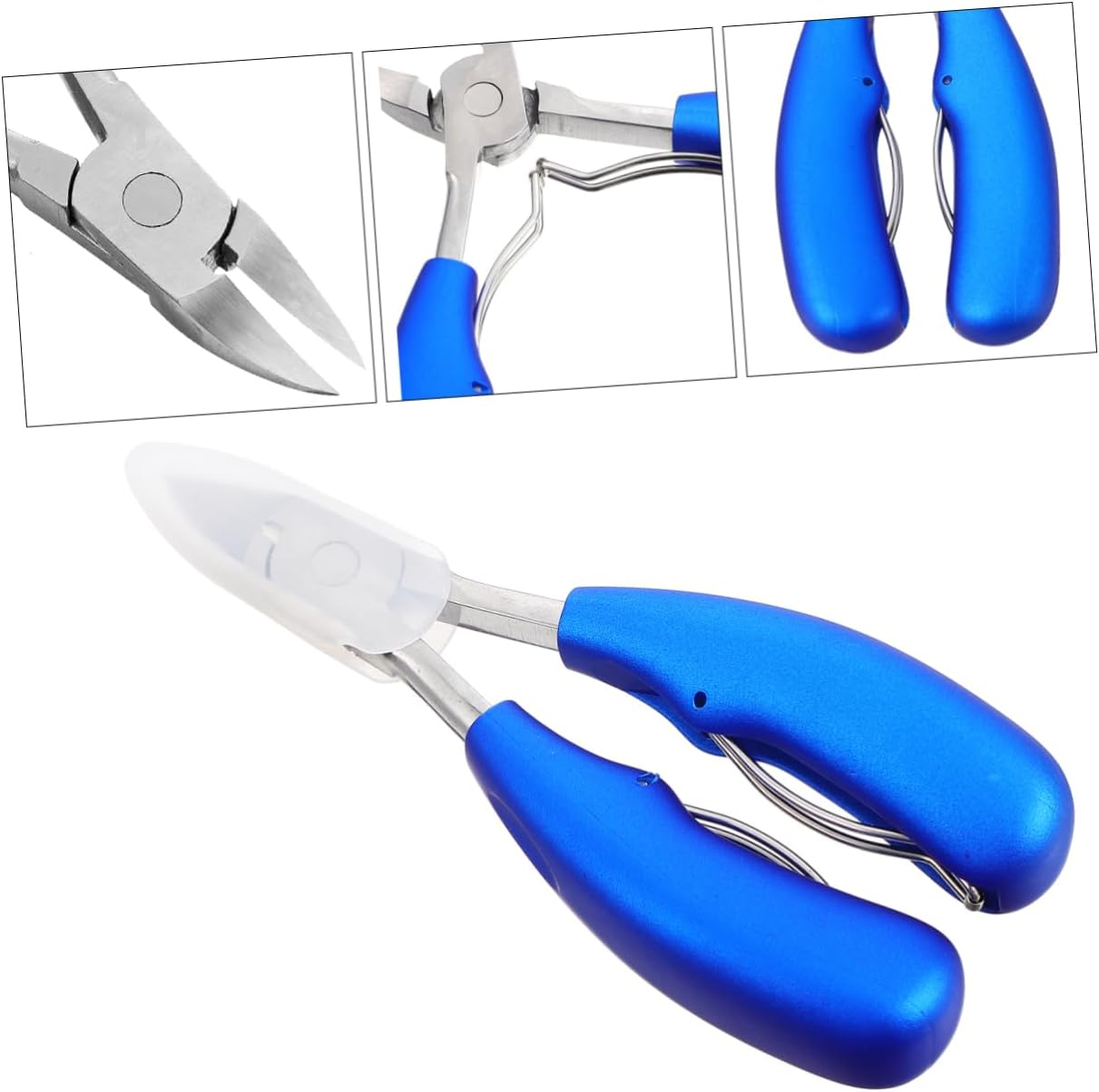 WEKADRIN 1Pc Grip Toenail Clippers Ergonomic Design for Thick Toe Nails Nail Cutter for Manicure and Pedicure for Seniors and Home Use image number 3