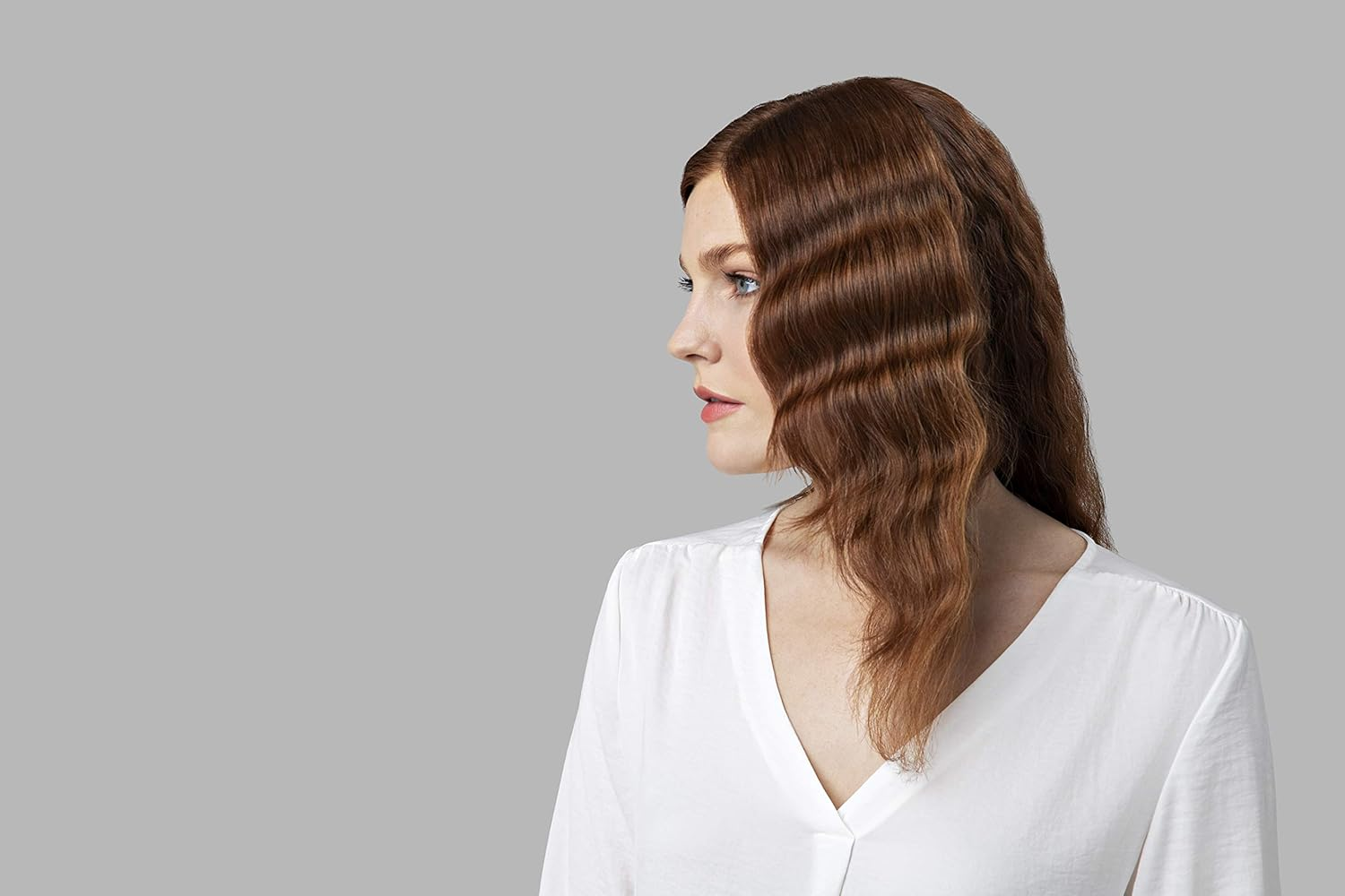 Remington Welleneisen Proluxe 4-In-1 Curling Iron [Test Winner]: Beach Waves, Natural Waves, Water Waves, Mermaid Waves (Dig. Display, Temperature Setting up to 210&deg;C) Crepe Iron, Multistyler CI91AW image number 1