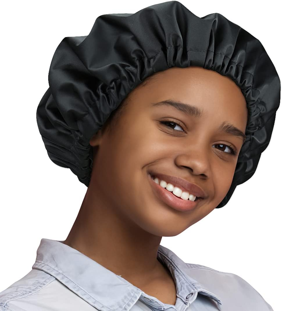 Wash Shower Cap Waterproof Bonnet for Long Braids Dreadlocks Women Extra Large