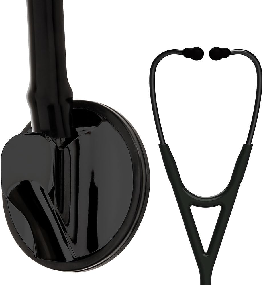 Djmed Cardiology Stethoscope, Single Head (Black)