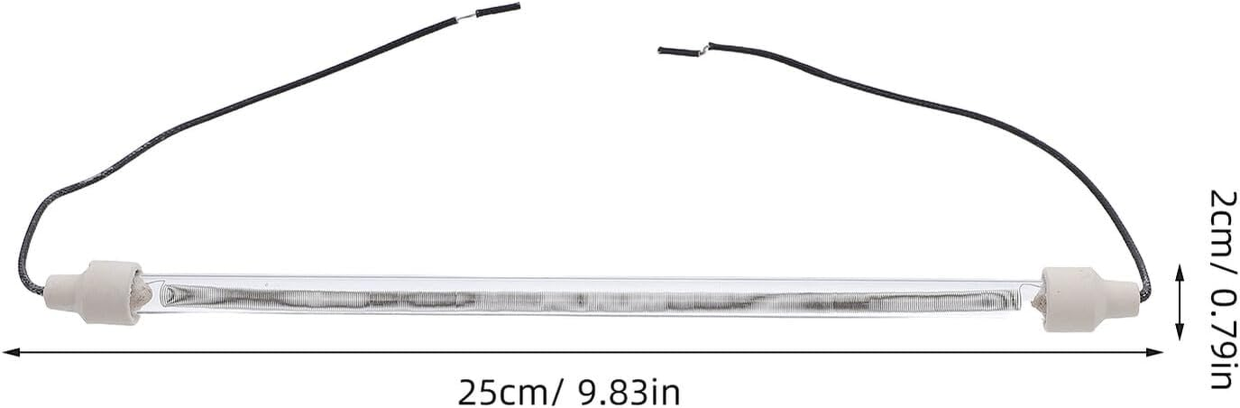 Alasum 4Pcs Heating Lamp Tube Replacement Oven Heating Elements for Chicken Coop Heater Accessories Quick Warmth Stable Temperature Poultry and Kitchen Use image number 3