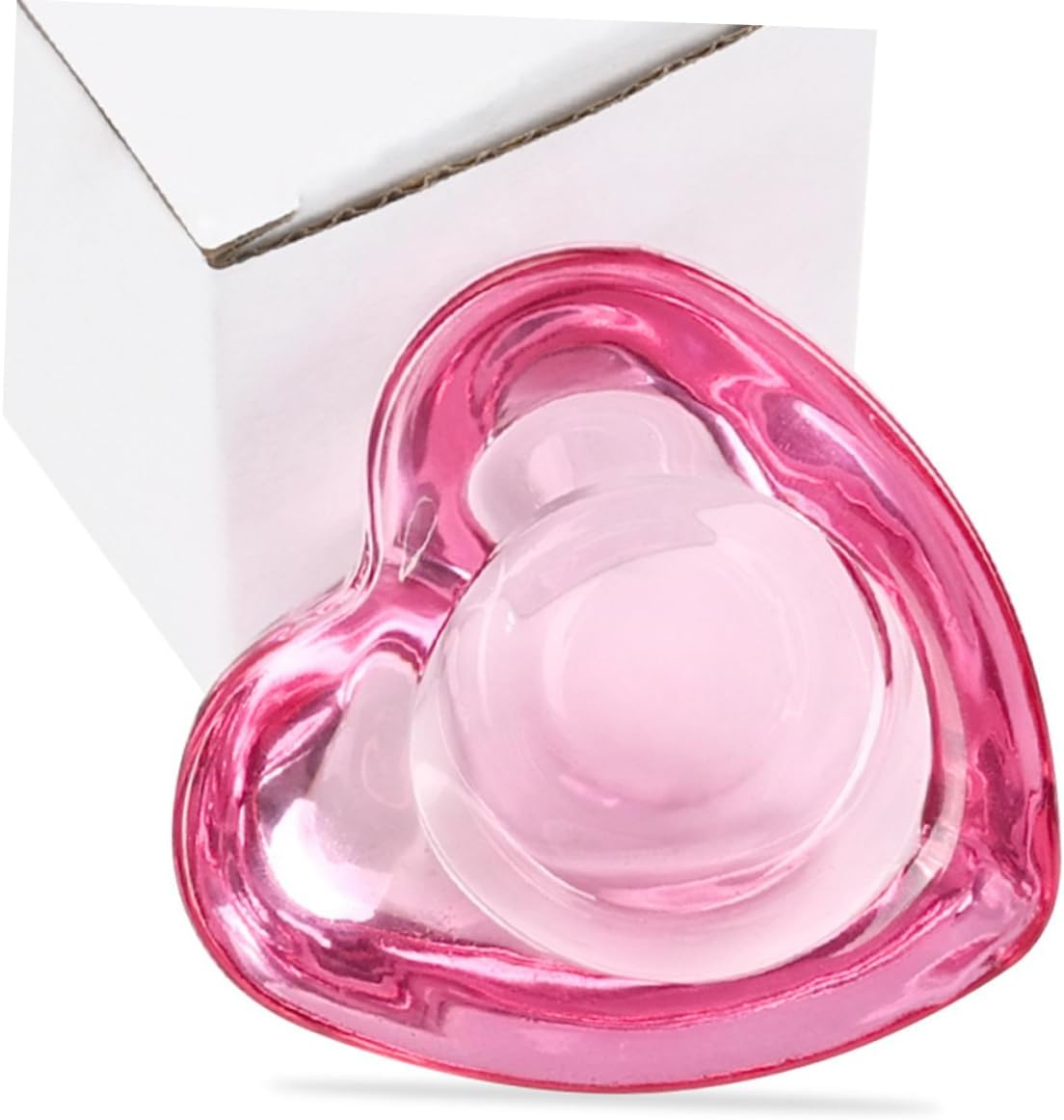 IWOWHERO Nail Cup Dehydrator Charms Nail Polish Remover Ongle Dishwashing Liquid Cuticle Gel Nail Kit Holder Lid Clipper Remover Gel LED Softener Gel Nail Stickers Electric Lamp Glass Pink image number 6