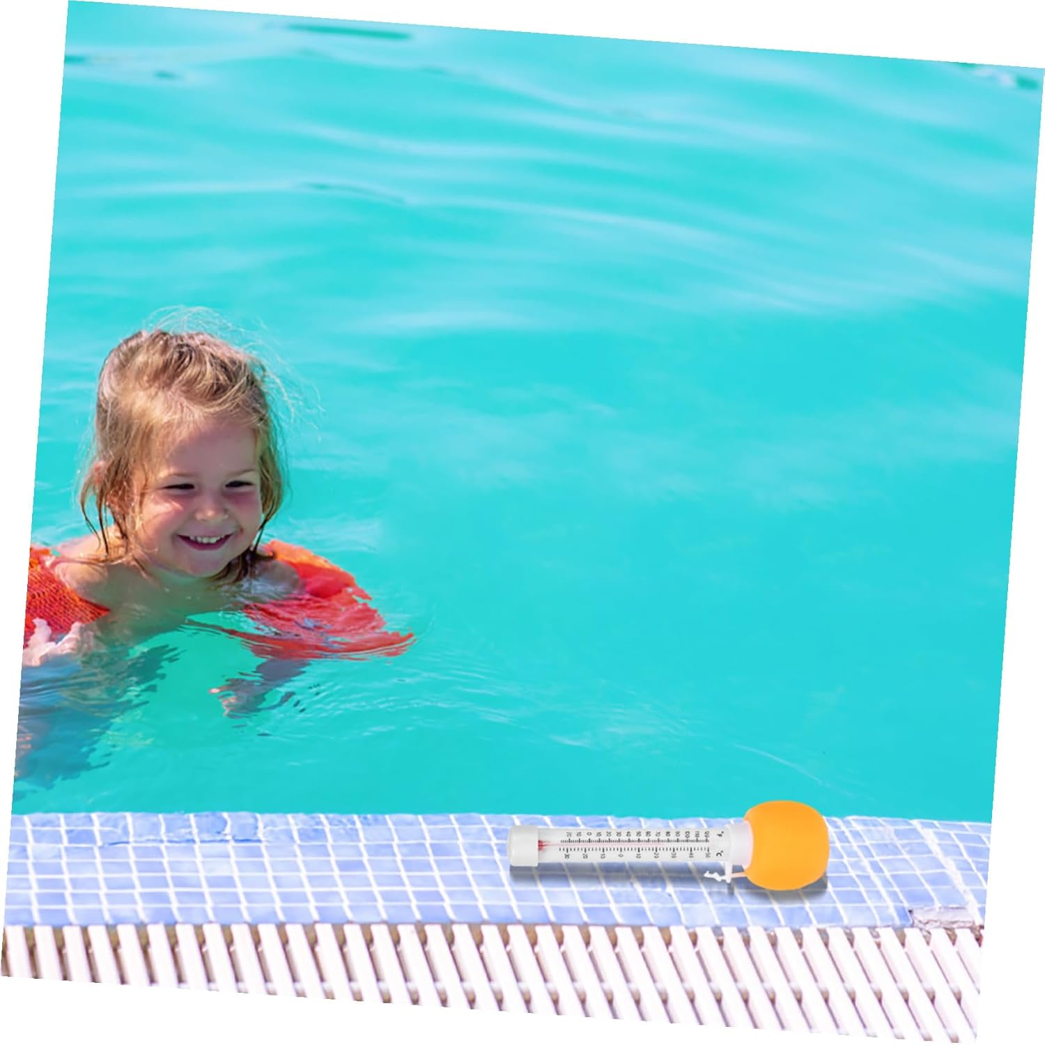 ARTIBETTER Cartoon Floating Pool Thermometer for Boy Girl Bath Water Temperature Gauge Hot Tub Temperature Indicator Easy-Read Swimming Pool Monitor image number 6