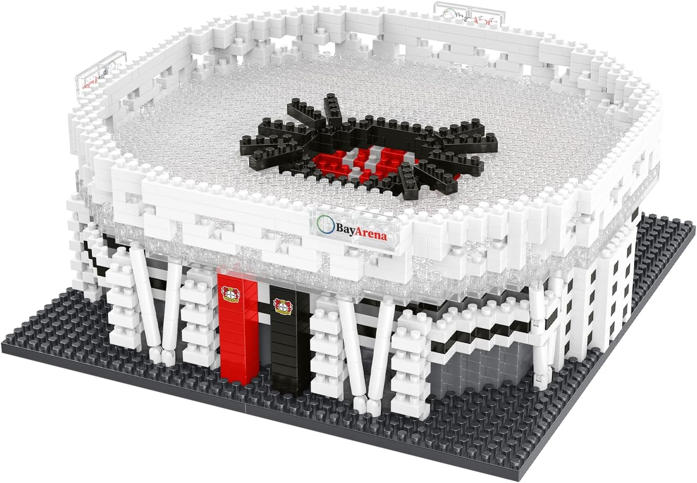 FOCO Official Licensed Bayer 04 Leverkusen FC Bayarena BRXLZ Bricks 3D Mini Football Stadium Construction Set
