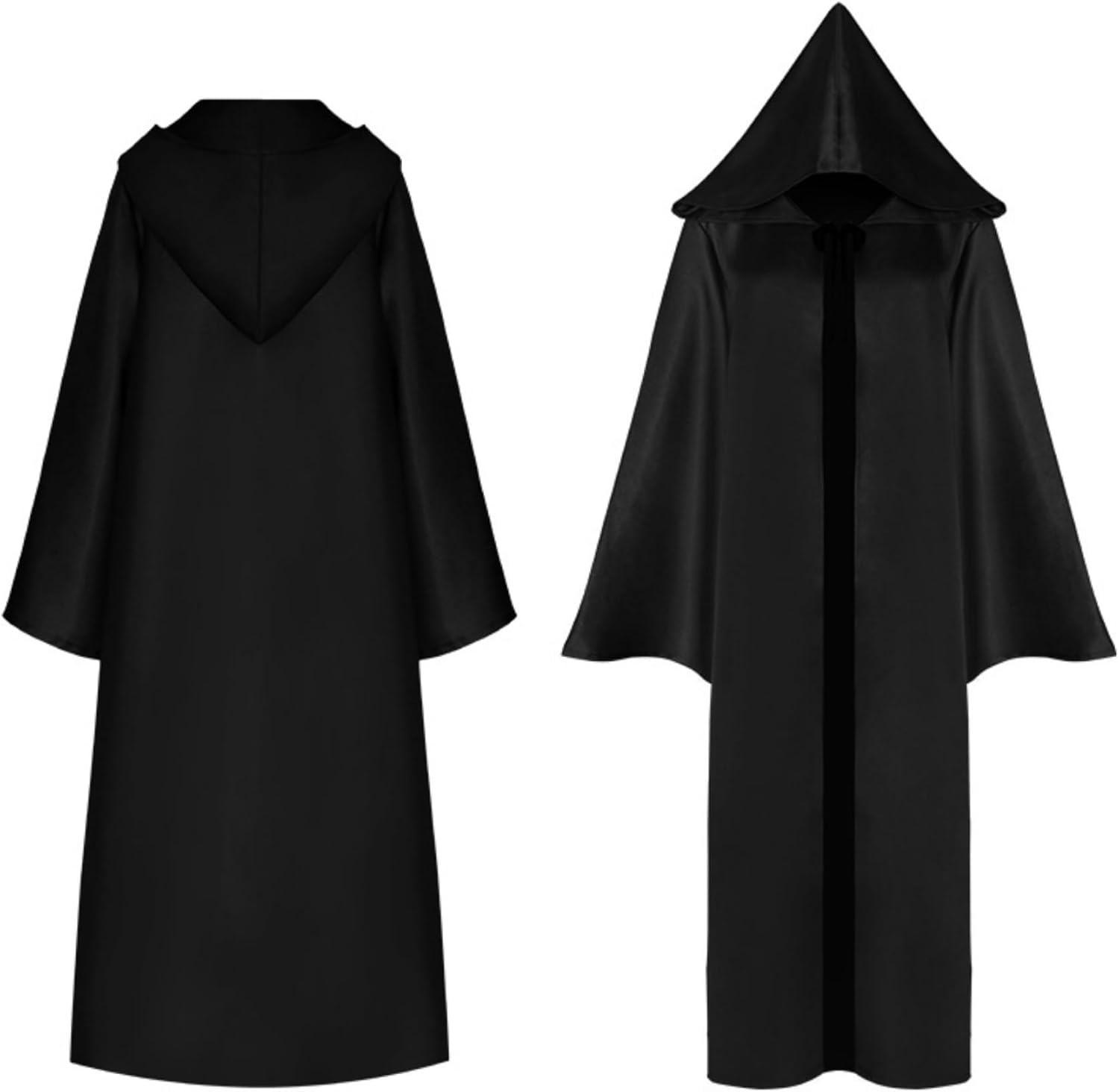 Costume Bay Adult Hooded Cloak Robe Wizard Master Knight Tunic Long Robe Costume Cosplay Halloween Masquerade Balls