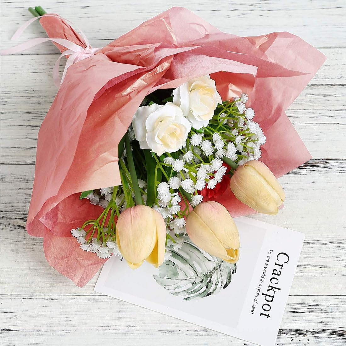 120 Sheets Rose Gold Tissue Paper Bulk, Gift Birthday Wrapping Paper, Metallic Gift Wrapping Paper for Gift Bags Weddings Baby Shower Party Arts Crafts DIY Thanksgiving Christmas image number 6