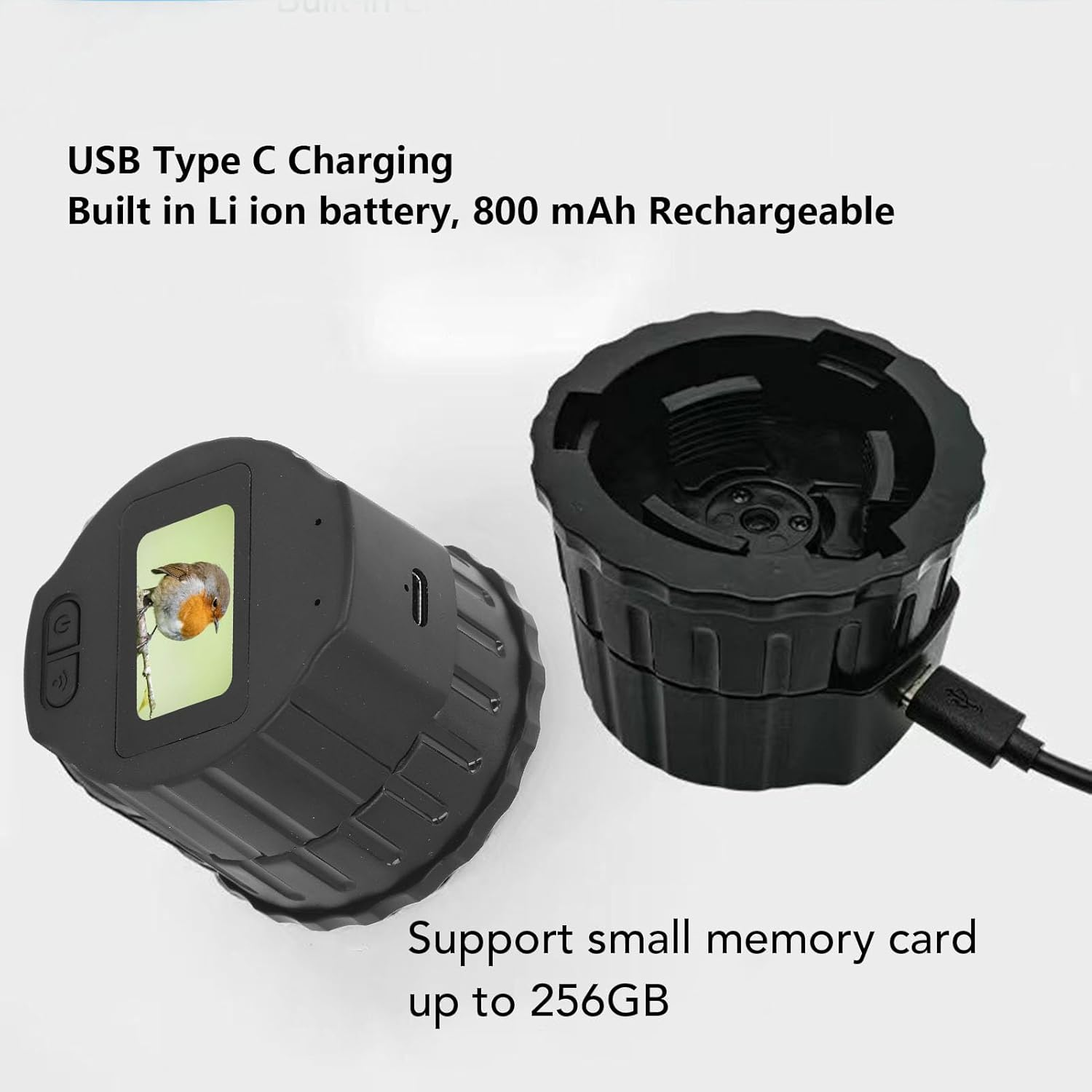 Wifi Electronic Eyepiece, Wifi Telescope Camera Eyepiece for 0.94 to 1.97 Inch 24 to 50Mm Microscopes Monocular Binoculars, HD 4MP Digital Eyepiece 1.5 Inch TFT Screen (No Memory)