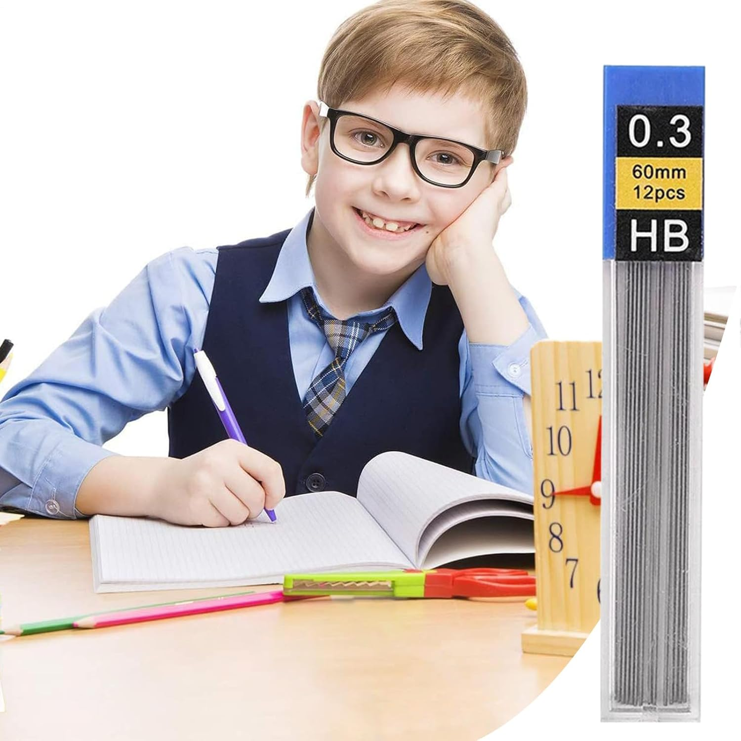 Mechanical Pencil Refills - Pencil Lead Refill - Writing Tools for Examination Home Use Students Teens Girls Boys Friends Family image number 1