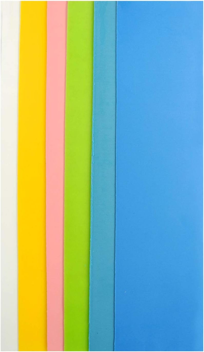 Pracht Creatives Hobby Mix, 6 Half, Approx. 200 X 50 X 0.5 Mm Wax Plates for Modelling and Decorating Candles, Colourful, 200 X 50 X 0,5 Mm image number 1
