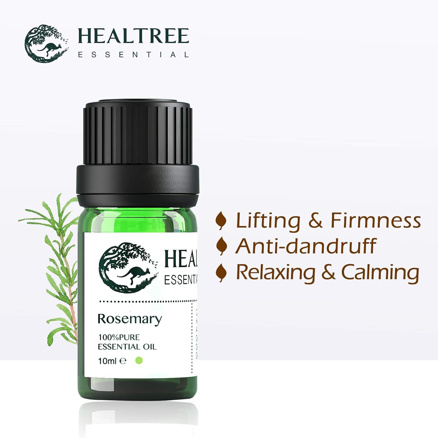 HEALTREE Rosemary Essential Oil - Australian 100% Pure Rosemary Oil for Hair Growth & Skin Care (10Ml) image number 3