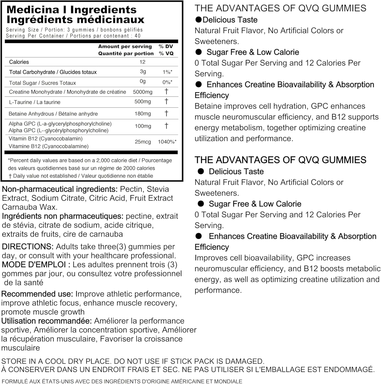 Creatine Monohydrate Gummies 5800Mg with Betaine & Alpha GPC | 0 Sugar | Pre Workout Energy Booster for Men & Women | Muscle Growth & Boost Strength & Faster Recovery | Pineaple Flavor(120 Count, Blueberry) image number 4