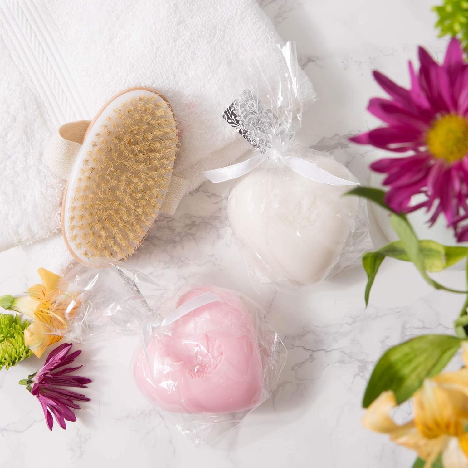 Pre De Provence Hearts Collection Shea Butter Enriched Gift Soap, Camelia, 0.5 Pound image number 5