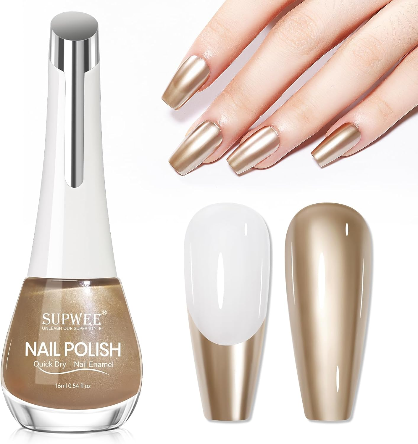 16Ml Nail Strengthener Multifunctional Quick Dry Nail Polish Nail Hardener and Repair and Growth Nails Care for Thin and Damaged Nails Manicure Salon Home