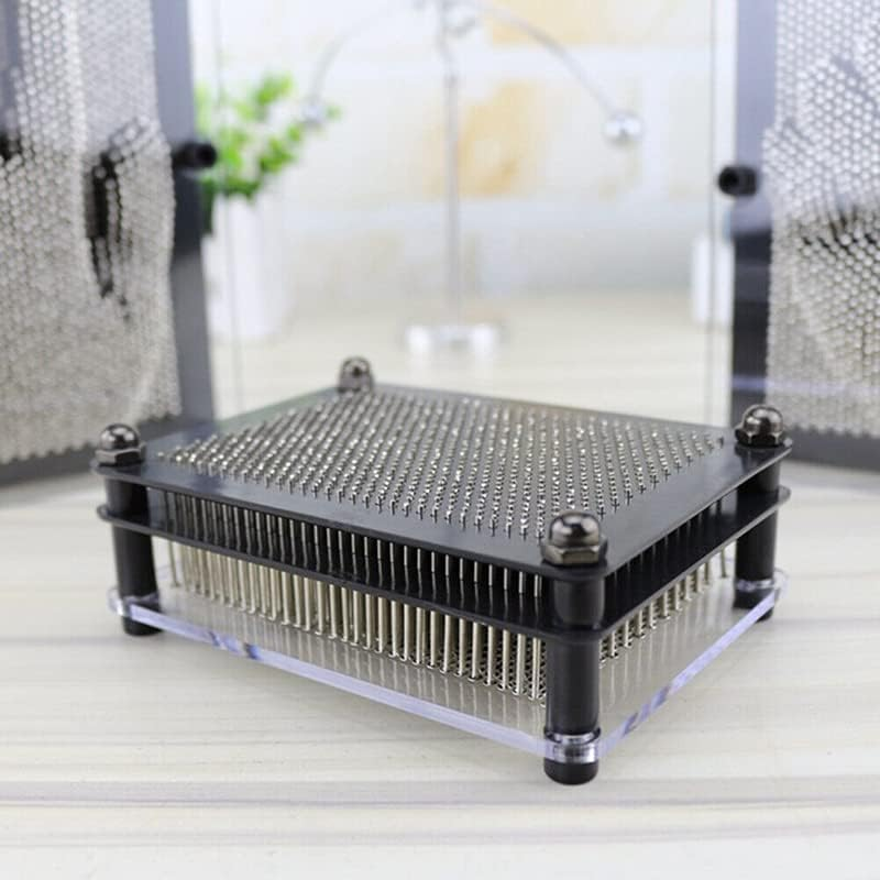 3D Metal Pin Art Board Classic Picture Maker Desk Toys Frame Impression Gadget, Available in Large & Medium Sizes, Perfect Desk Accessory for Home or Office image number 2