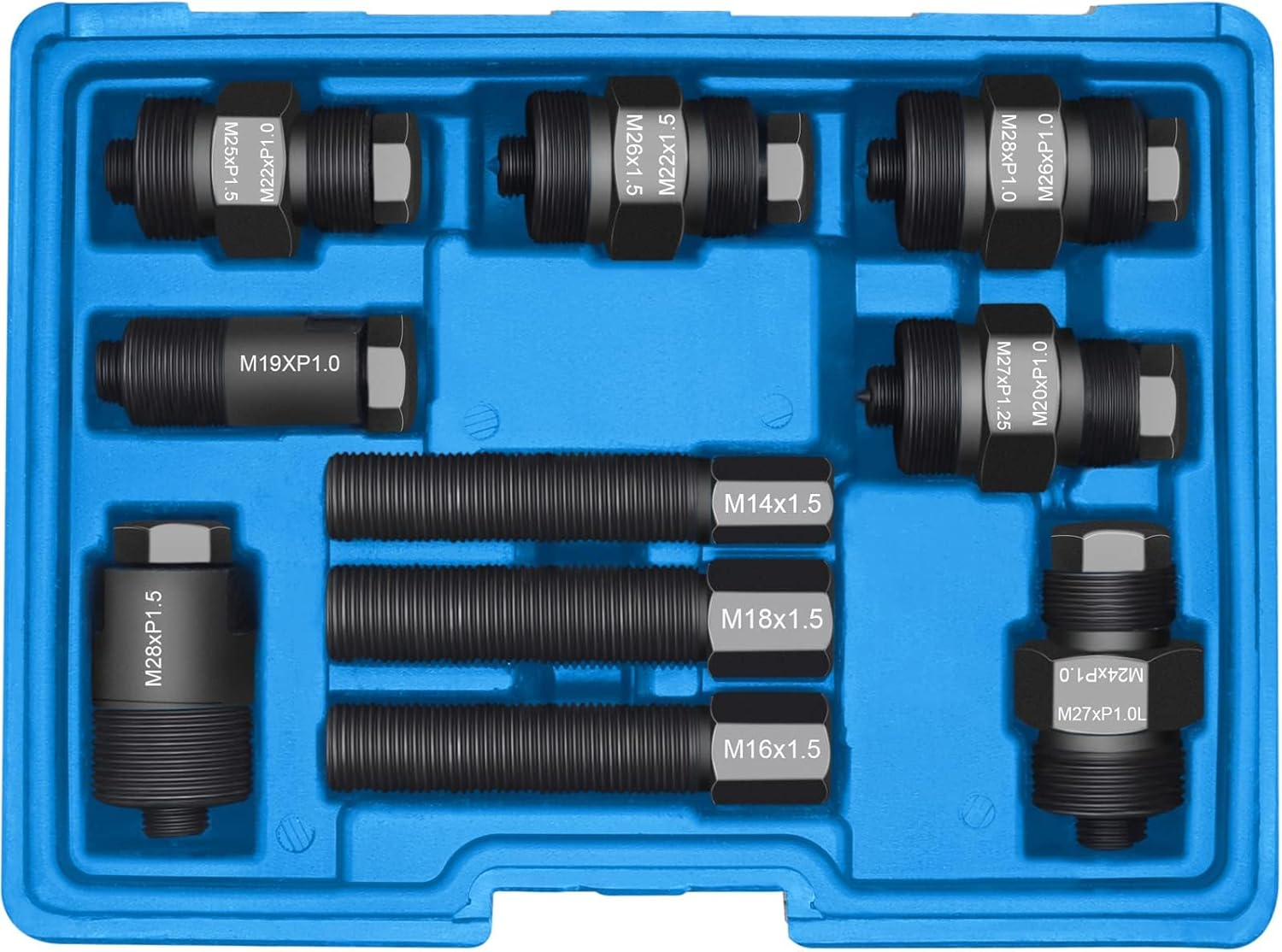 Motorcycle Flywheel Puller Kit for Small Engine, 14Mm 16 18 19 20 22 24 25 26 27 28Mm 10PCS Dirt Bike ATV Flywheel Puller Set image number 4