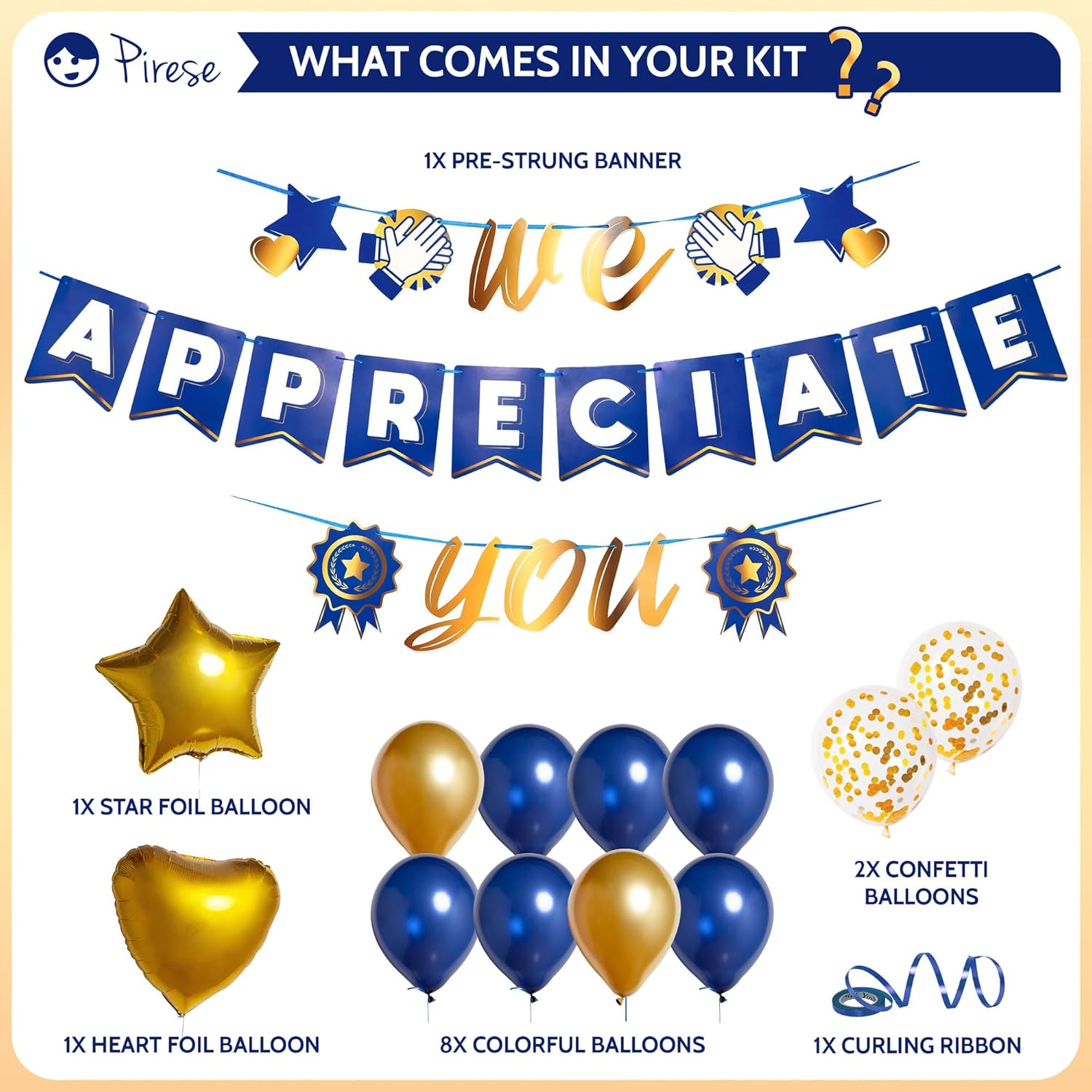 Pirese We Appreciate You Banner Decorations, Employee Appreciation Decorations, Thank You Sign, Staff Appreciation Banner, Thank You Banner, Team Appreciation Week