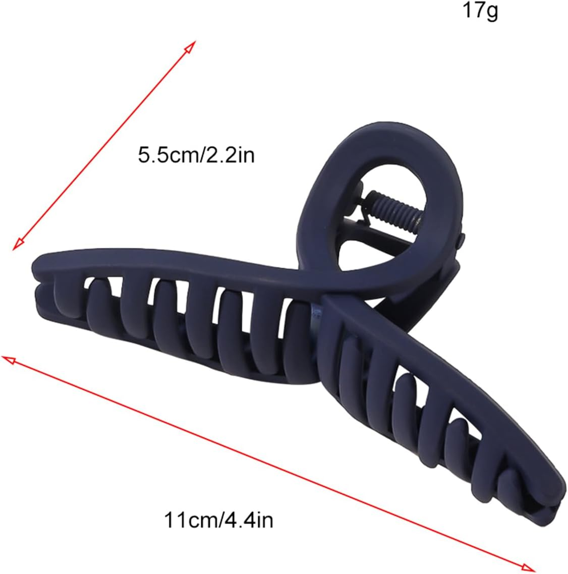 DBAILY Pack of 8 Hair Clips, 11 Cm Large Hair Clips for Long Thick Hair, Hair Styling Accessories for Women Girls, Eight Different Matte Colours image number 6