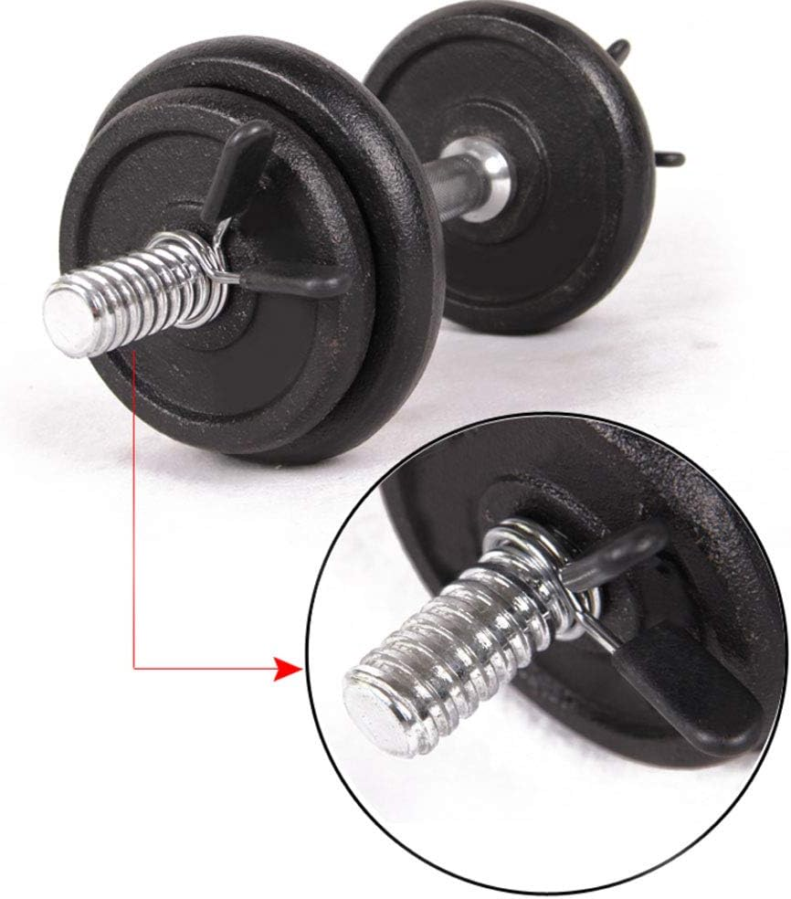 Dumbbell Barbell Spring Collars, 4PCS Weightlifting Strength Training Lock Clamp Spinlock Barbell Collar Lock (28Mm) image number 1