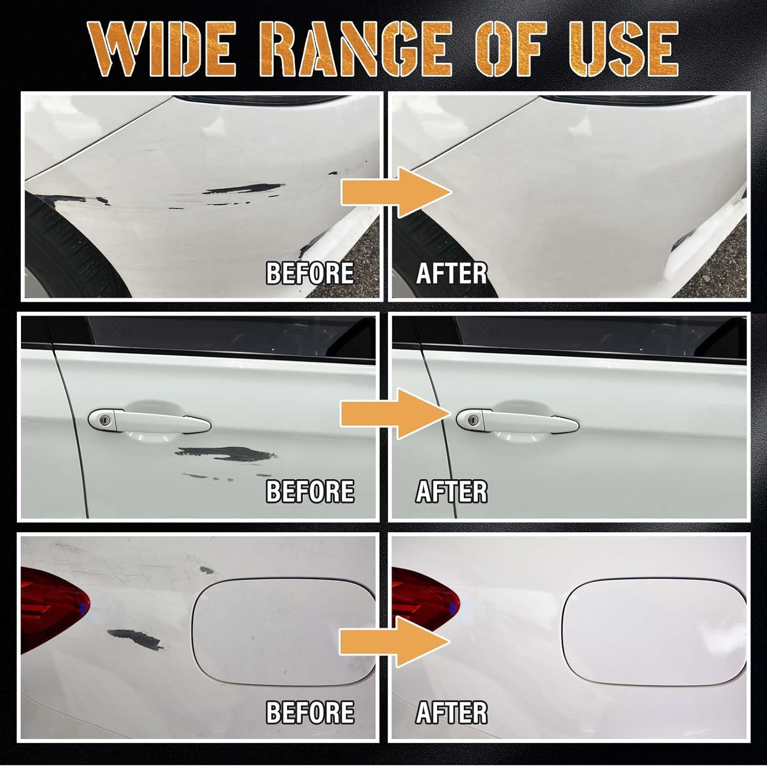 Pearl White Auto Touch up Paint Pen, Two-In-One Scratch Repair and Remover for Deep Damages, Special-Purpose Car Paint image number 3