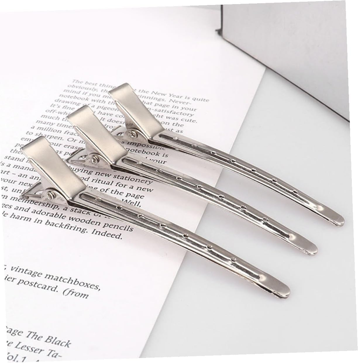 HOOTNEE 12Pcs Barber Sectioning Clips for Salon Hairdressing Hair Clips for Styling Cutting and Coloring Hair with Strong Grip image number 5