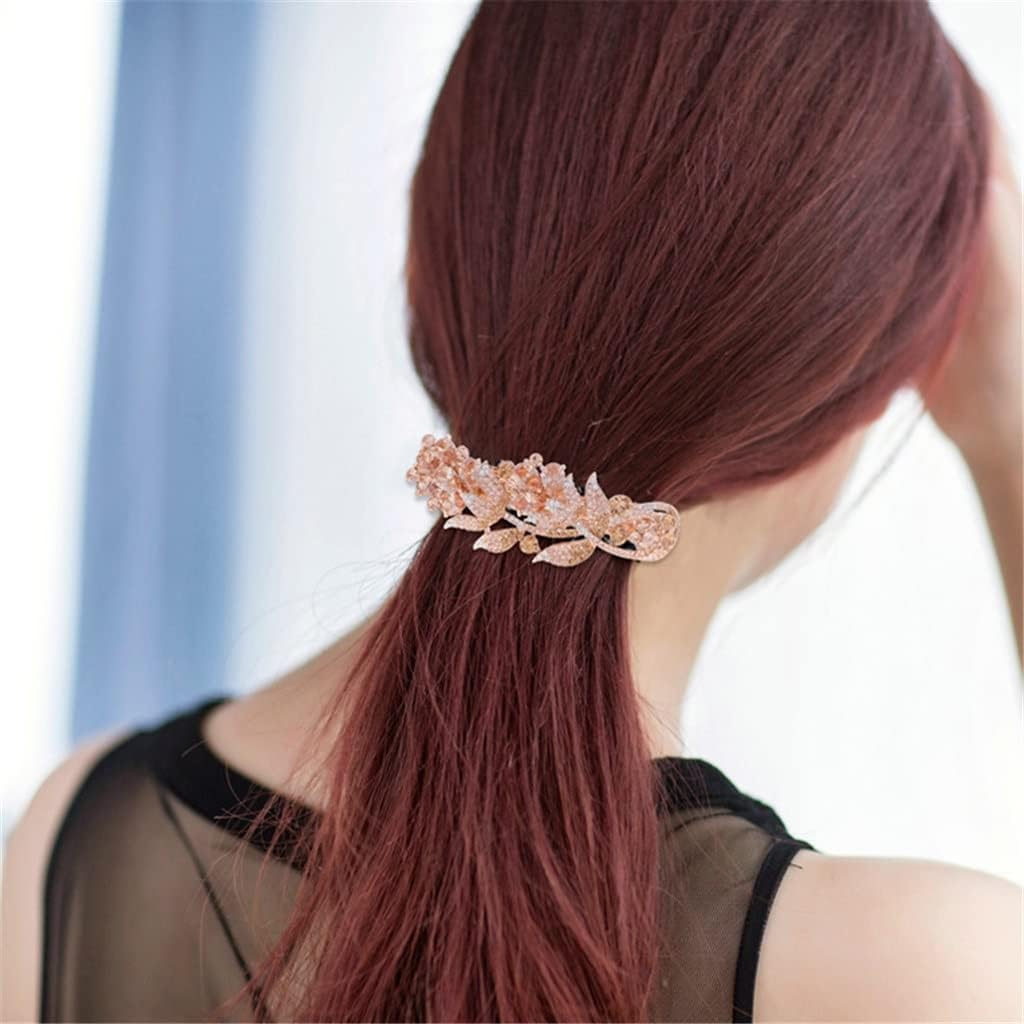 Hair Bobby Pins,Barrettes,Snap Clip,Hair Slides,Hair Accessories Imitation Crystal Hair Clip Spring Clip Top Clip Hair Head Accessories Hair Clip (Color : A, Size : 8.7Cm) (Color : B, Size : 8.7Cm) image number 2