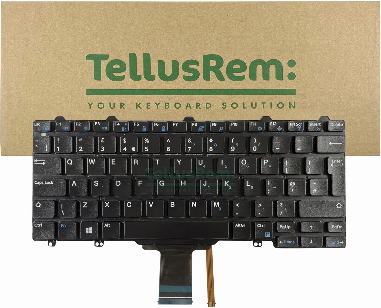 Replacement US Backlit Keyboard for Dell Latitude E7250. Latitude E5250, Latitude E5270