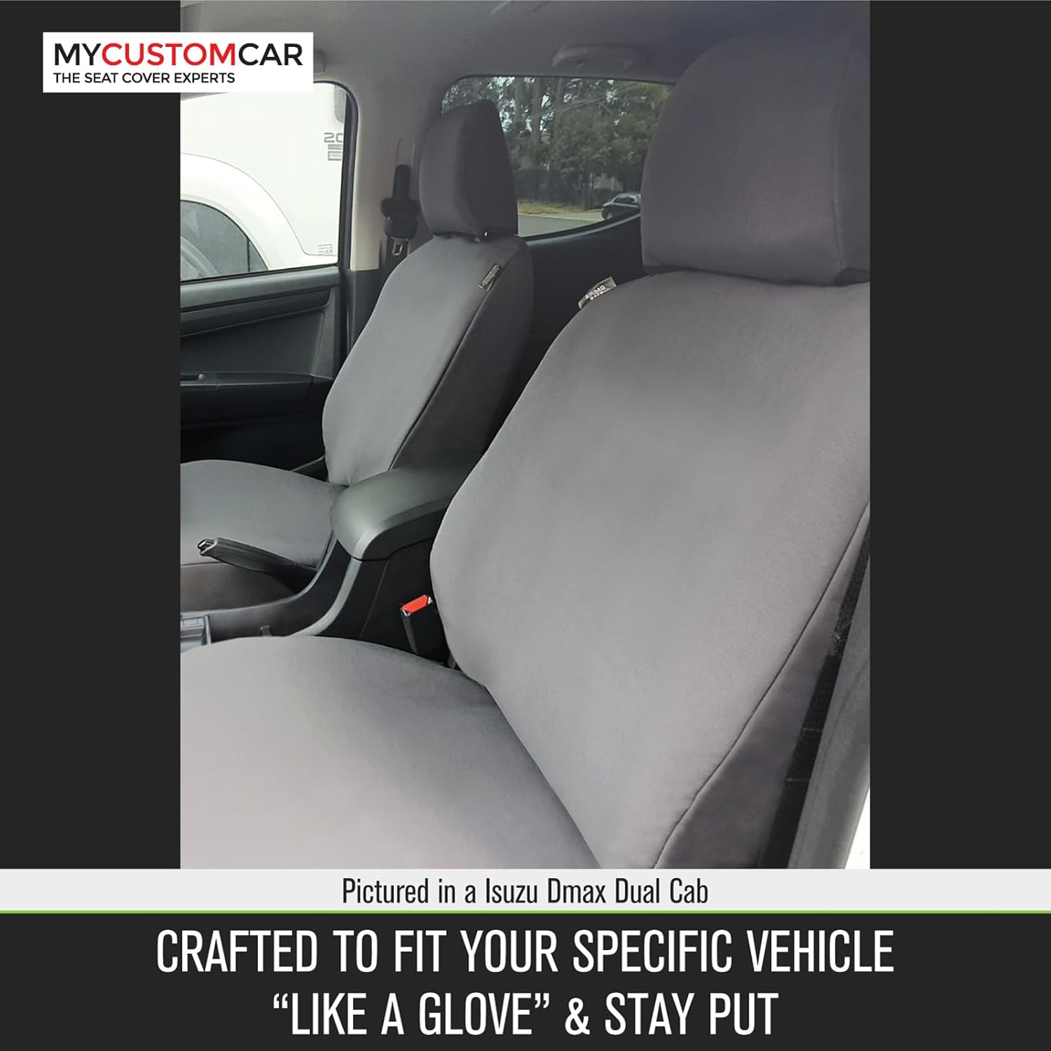 For Hino 500 700 Truck 2007-On Custom Canvas Front Truck Seat Covers