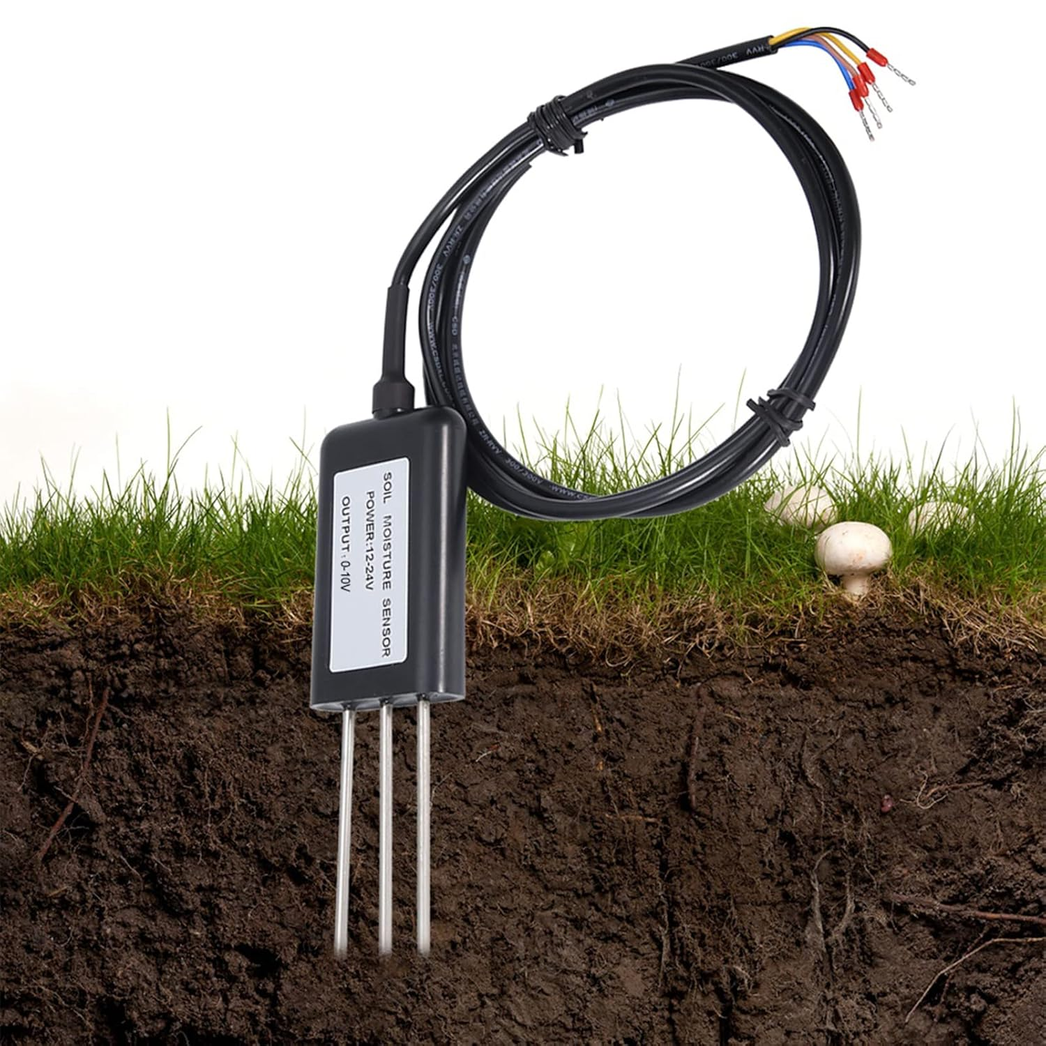 IP68 2-In- Soil Temperature Sensor Transmitter for Accurate & Gardening Measurements image number 3