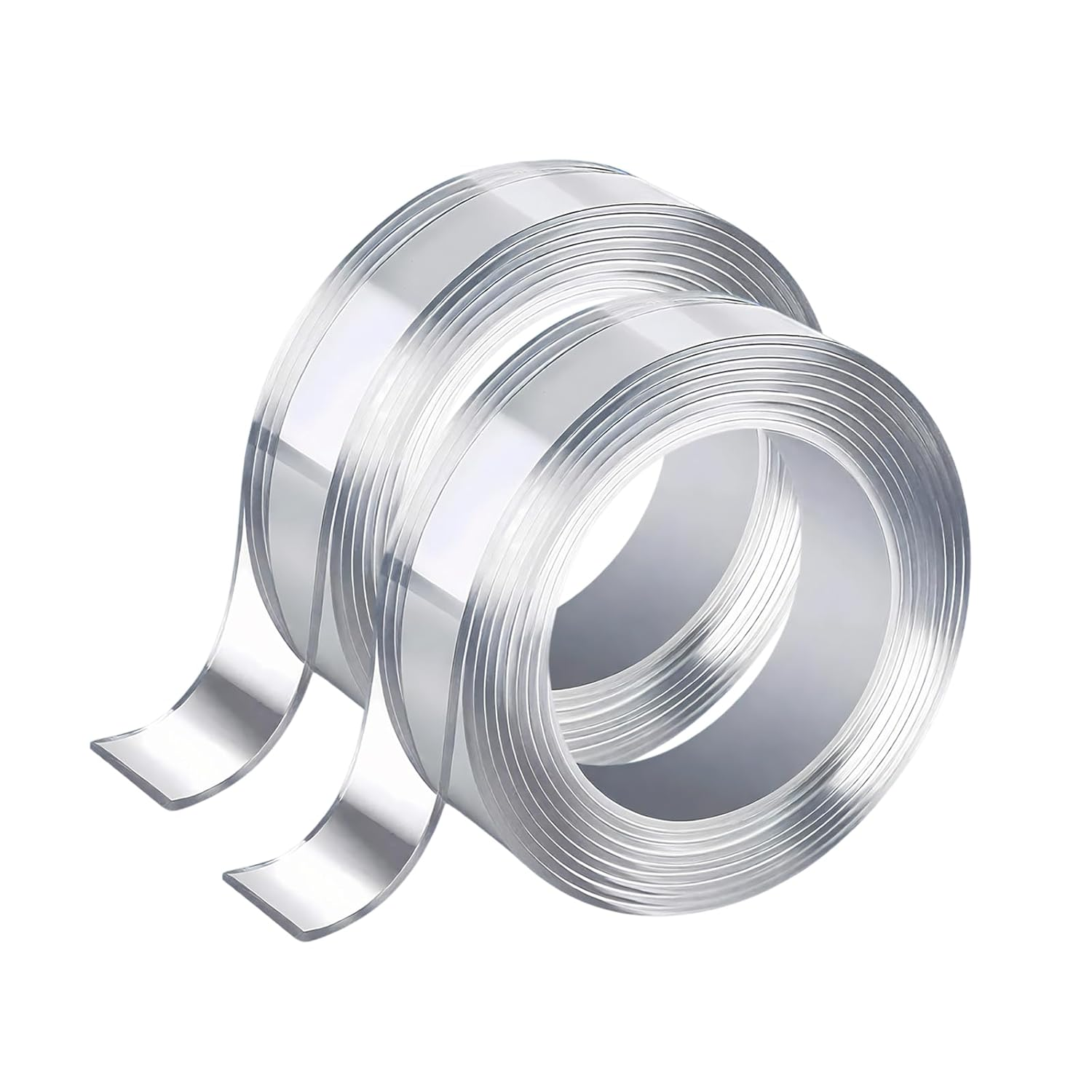 2 Pcs Nano Double Sided Tape for Photo, Mat, Craft, Mounting Tape Washable, 3 Meters image number 2