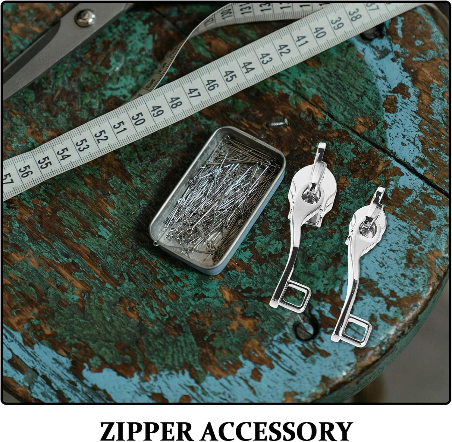 TEHAUX 10Pairs Detachable Zipper Pulls for Suitcases Double Layer Explosion Zipper Sliders Combination Locks Theft Travel Bag Accessories image number 5