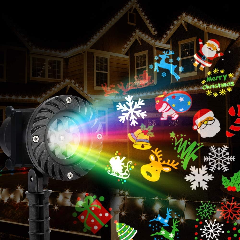 Jingle Jollys Christmas Projector Laser Lights Moving Landscape Light Lamp image number 2