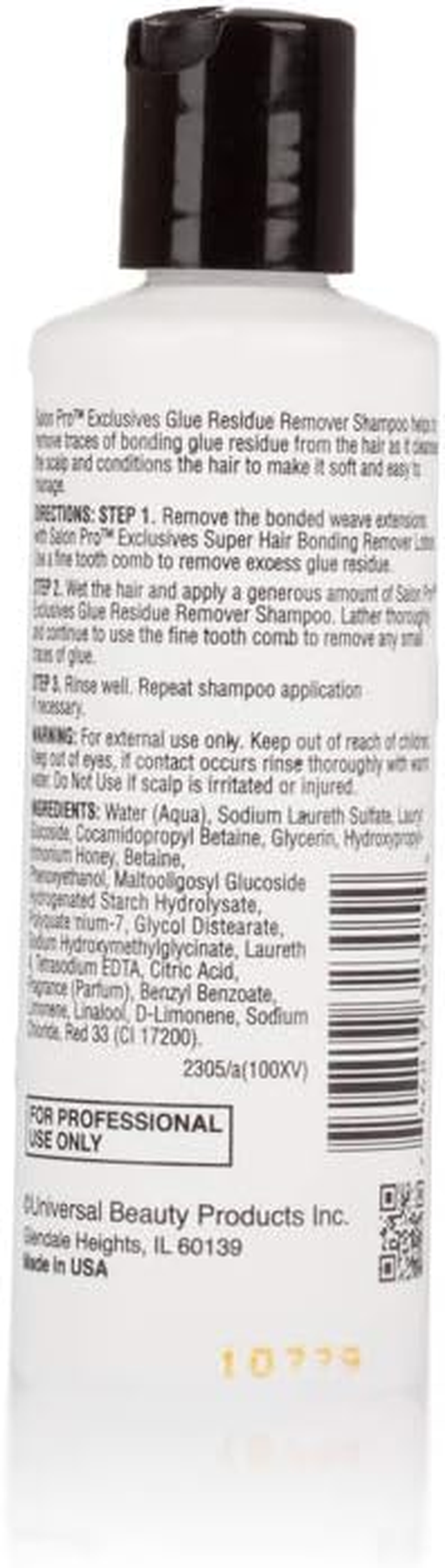 (120Ml) - Salon Pro Bonding Glue Remover Shampoo 120Ml image number 1