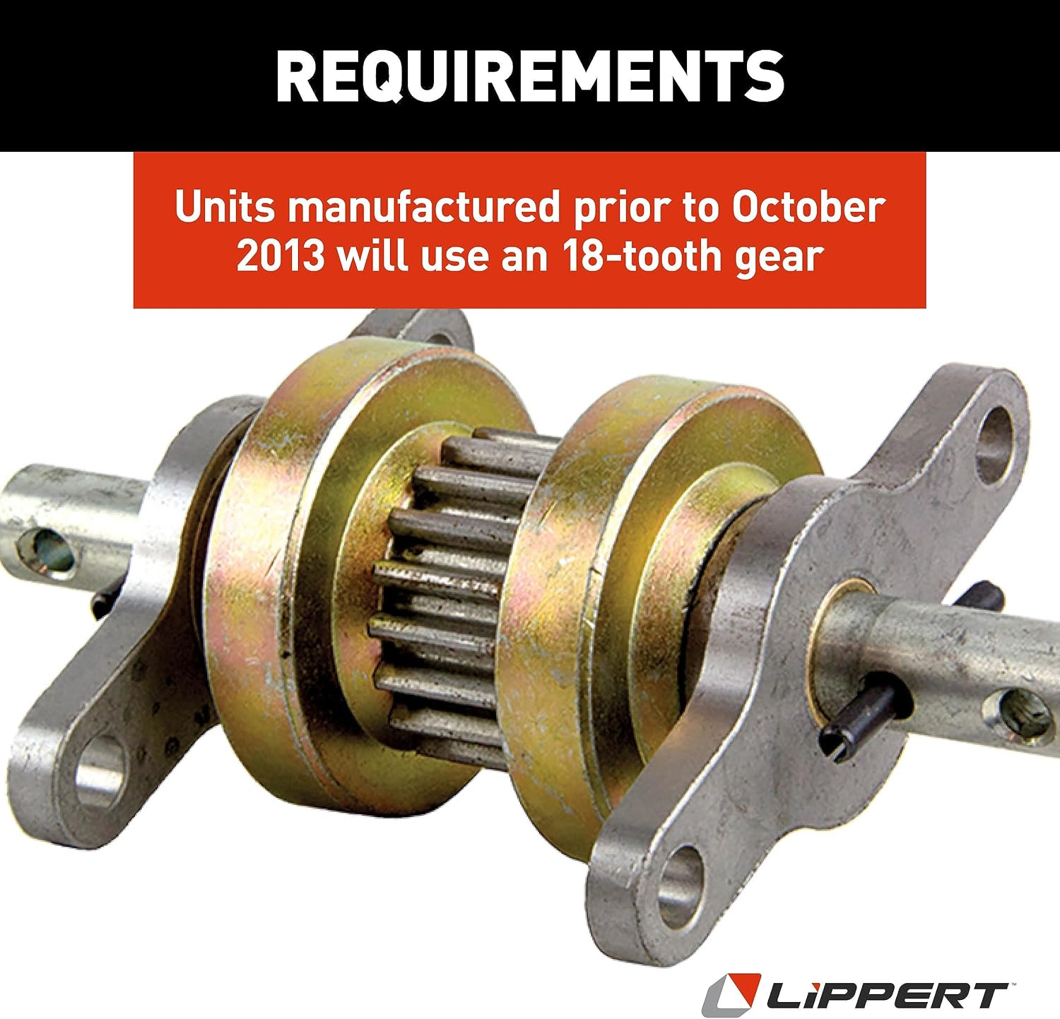 Lippert Components 123356 Heavy Duty RV Slide-Out Gear Pack with Steel Rollers 2.5" X 2.5" image number 5