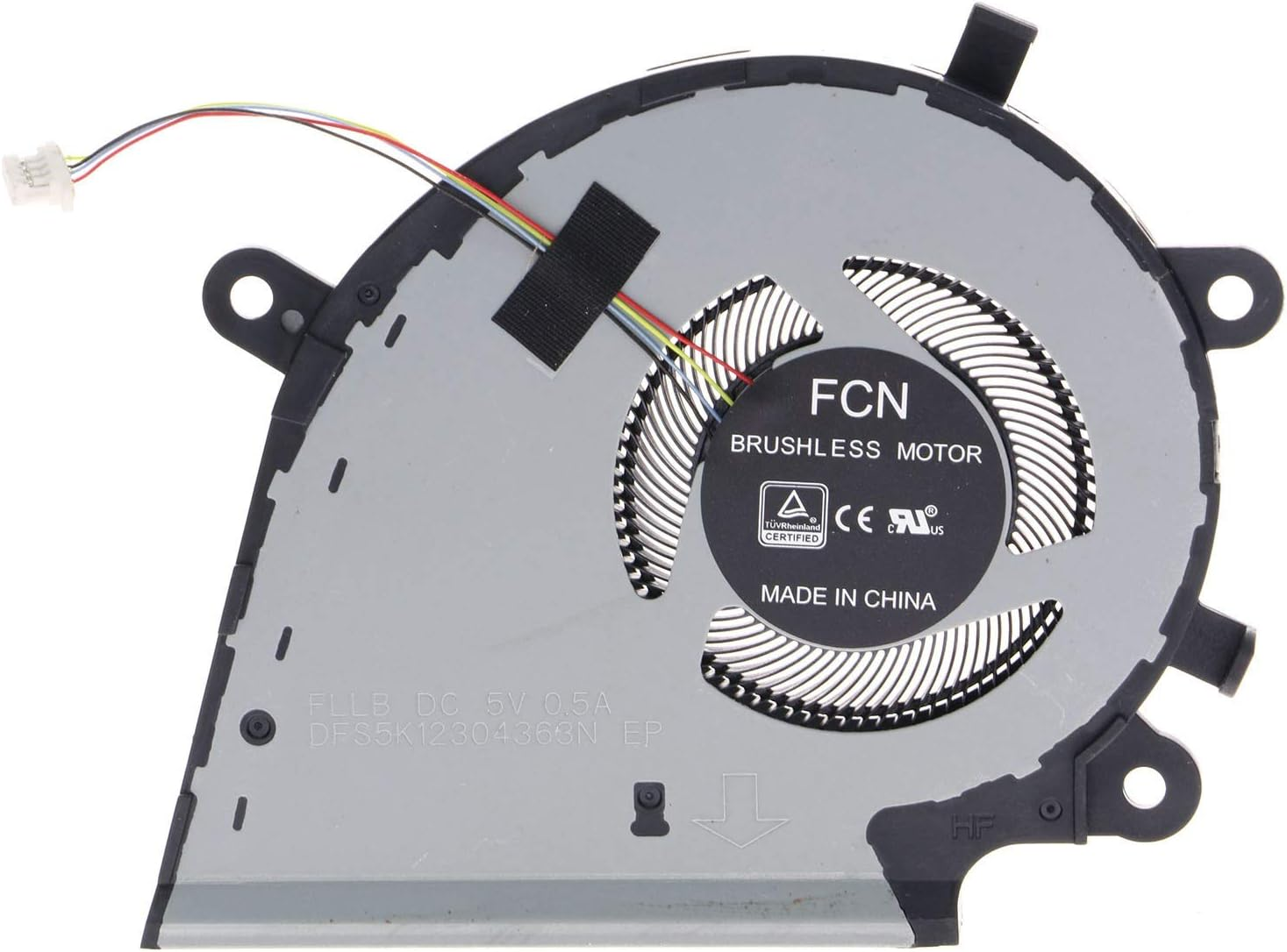 Replacement CPU & GPU Cooling Fan for Asus ROG G512LI G531GD G531GT G731GT DC 5V 0.5A FLLB FLKJ FMMN FMMP 13NR01L0T01111 13NR01L0T02111 image number 1