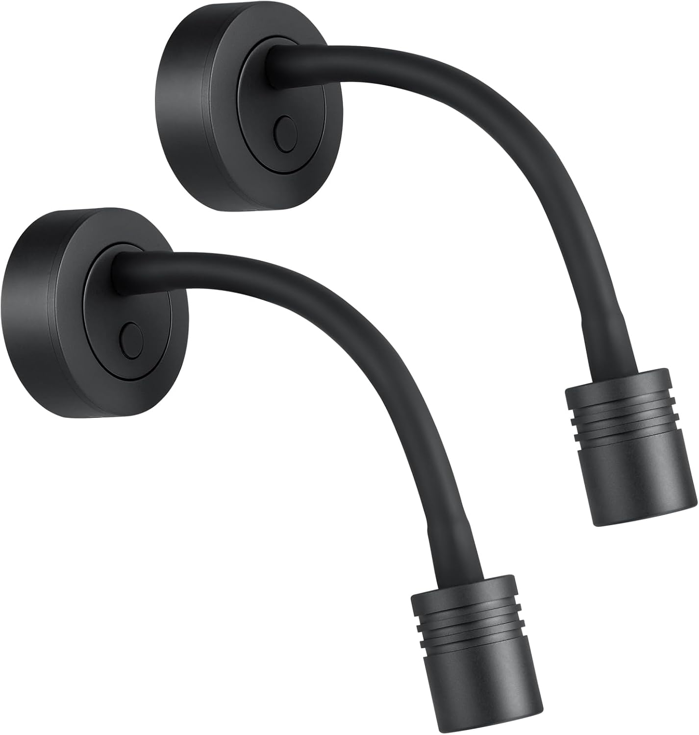 RV Campervan LED Reading Light 12V Dimmable Flexible Gooseneck with USB Wall Lamp Bed Side 2 Pieces DC 12V - 24V Spot Eye Care Wall Mount for Motorhome Boat Caravan Yacht Interior Lighting image number 4