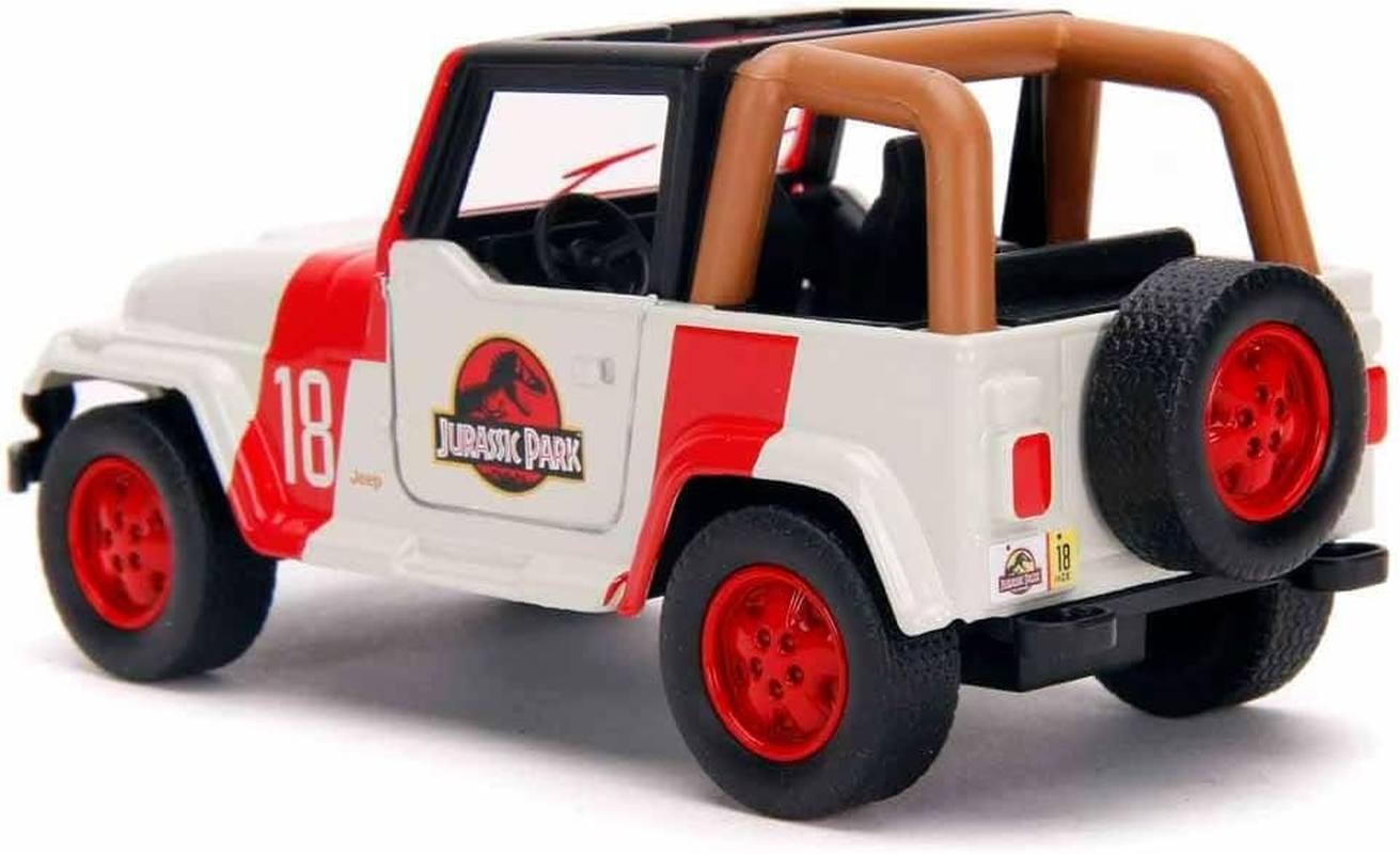 Jada Toys Jurassic World 1:32 Jeep Wrangler Die-Cast Car, Toys for Kids and Adults image number 2