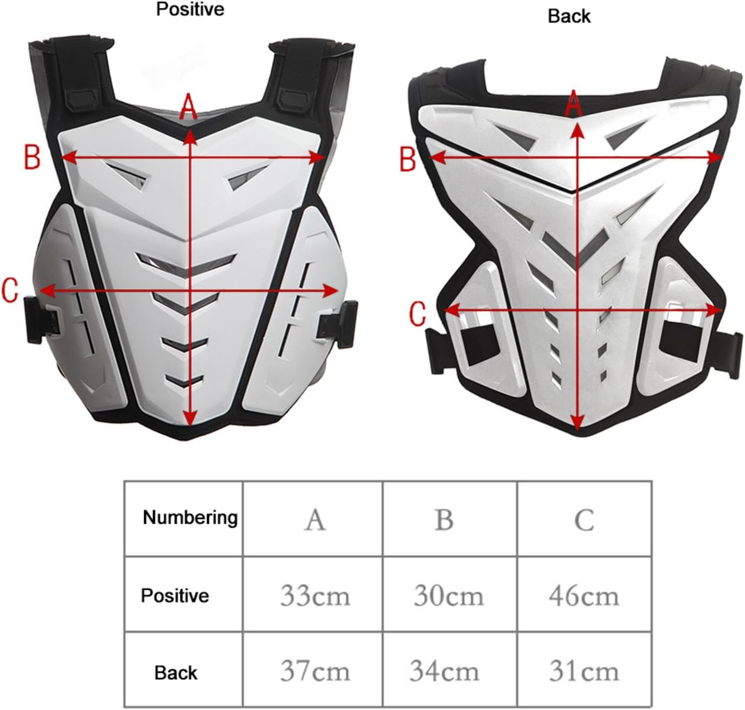 Motorcycle Armour, Chest Protection Vest, Chest Protector Body Guard Vest, Body Protection for Racing, Racing Body Spine Protector, Chest Protector Motocross for Men, Women image number 2