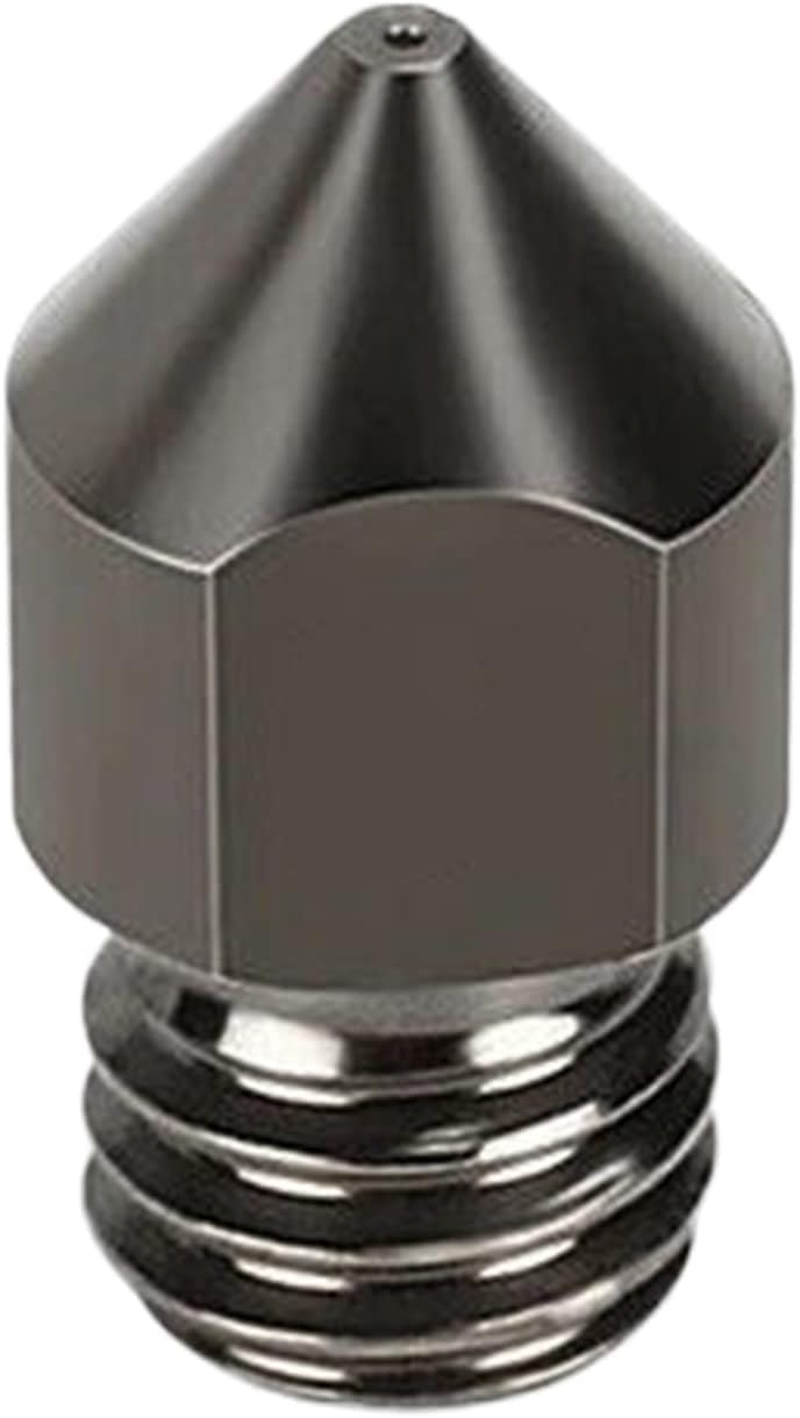 Acbbmns 3-Pack Hardened Steel Nozzle 0.4 Mm/1.75 Mm 3D Printer MK8 Nozzles Fit for Makerbot Creality CR-10 Ender 3 (0.4Mm, 3-Pack) image number 1