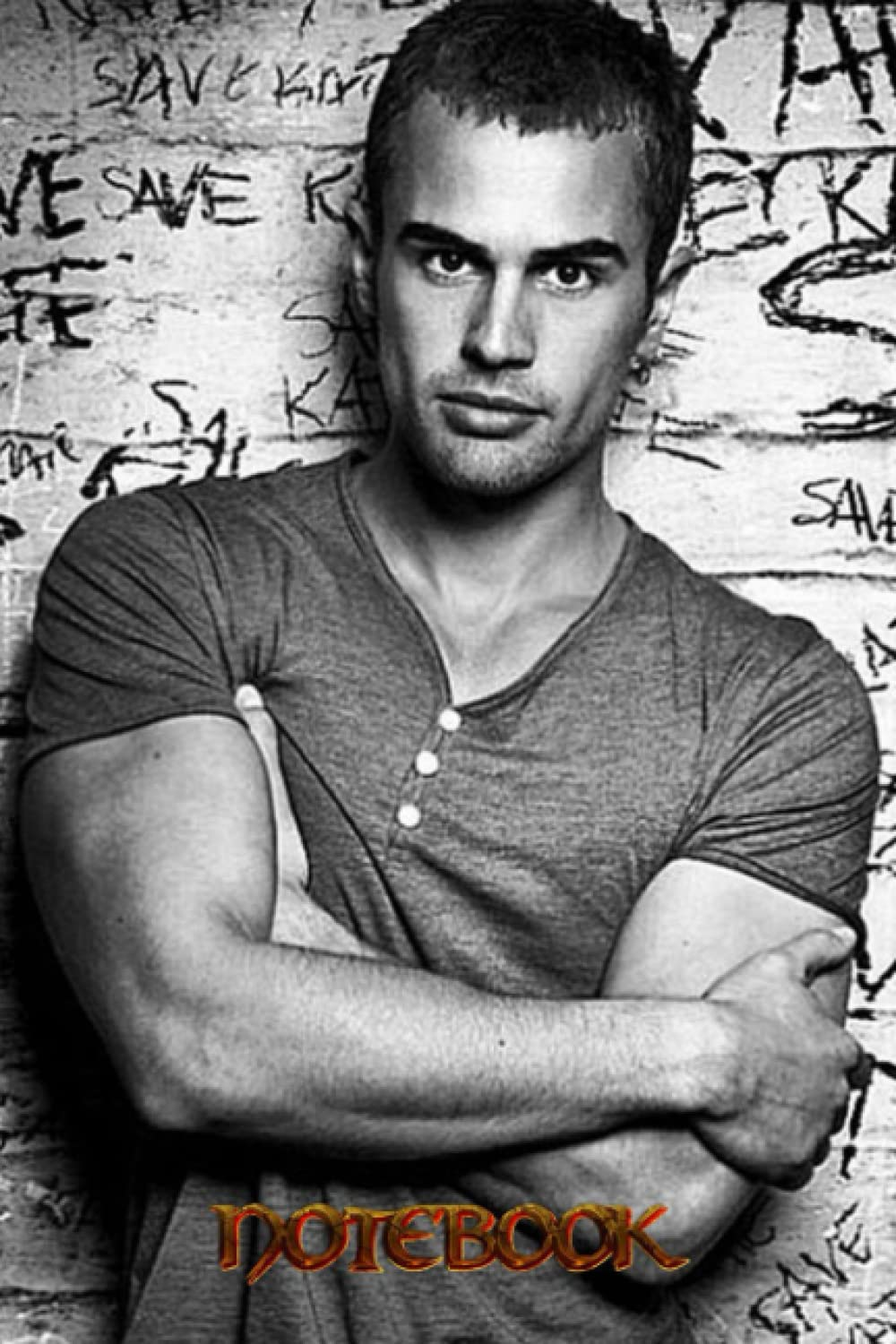 Notebook : Theo James Notebook Wide Ruled, 6X9, 100 Pages | Thankgiving Notebook Gift for Boy, Girl,Men, Women #418