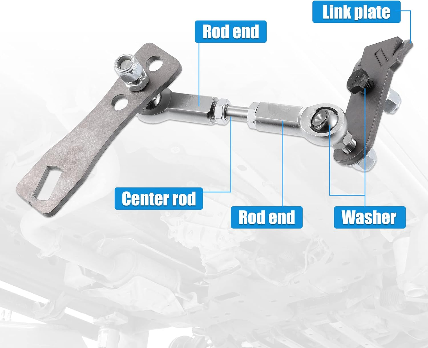 X AUTOHAUX Manual Transfer Case Linkage Kit Replacement for Jeep Cherokee XJ 1986-2001 Transfer Case Shift Linkage image number 5