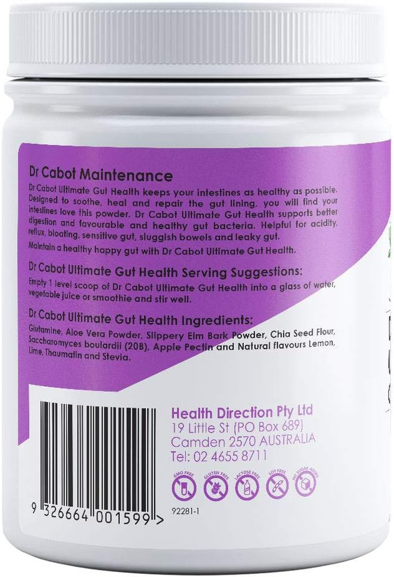 Cabot Health Dr Cabot Ultimate Gut Health Powder, 250 Grams