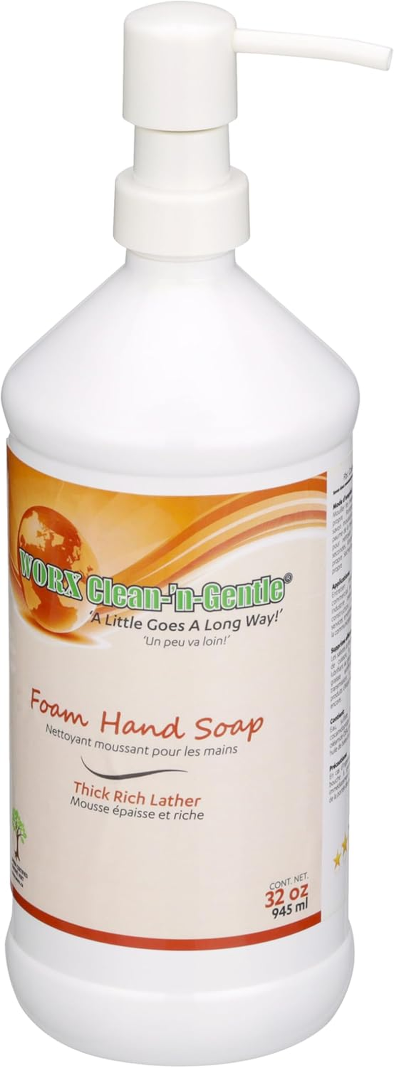 Worx Clean-'N'-Gentle Foam Hand Soap 32 Oz. (945 Ml) for Use in Industrial, Commercial and Residential Applications. image number 5