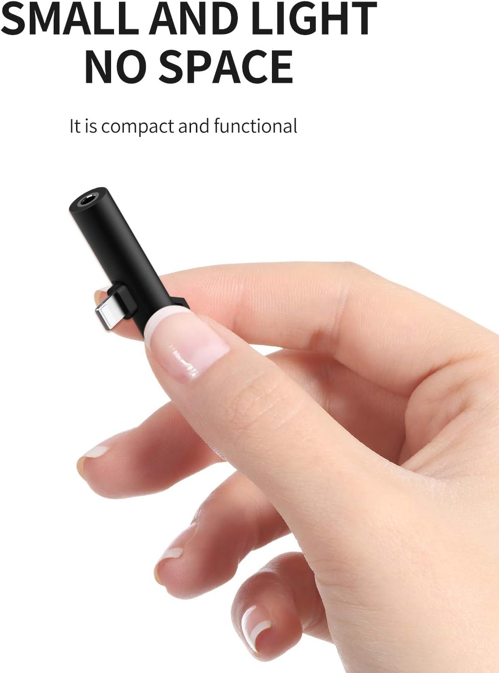 Iphone AUX Adapter for Headphone Dongle(2In1) Lightning to 3.5Mm Jack Cable Charger Splitter Audio Cord Apple MFI Certified for 14 13 12 11 Pro Max X Xs Se 7 8 plus Ipad Earphone Music Adaptador Para