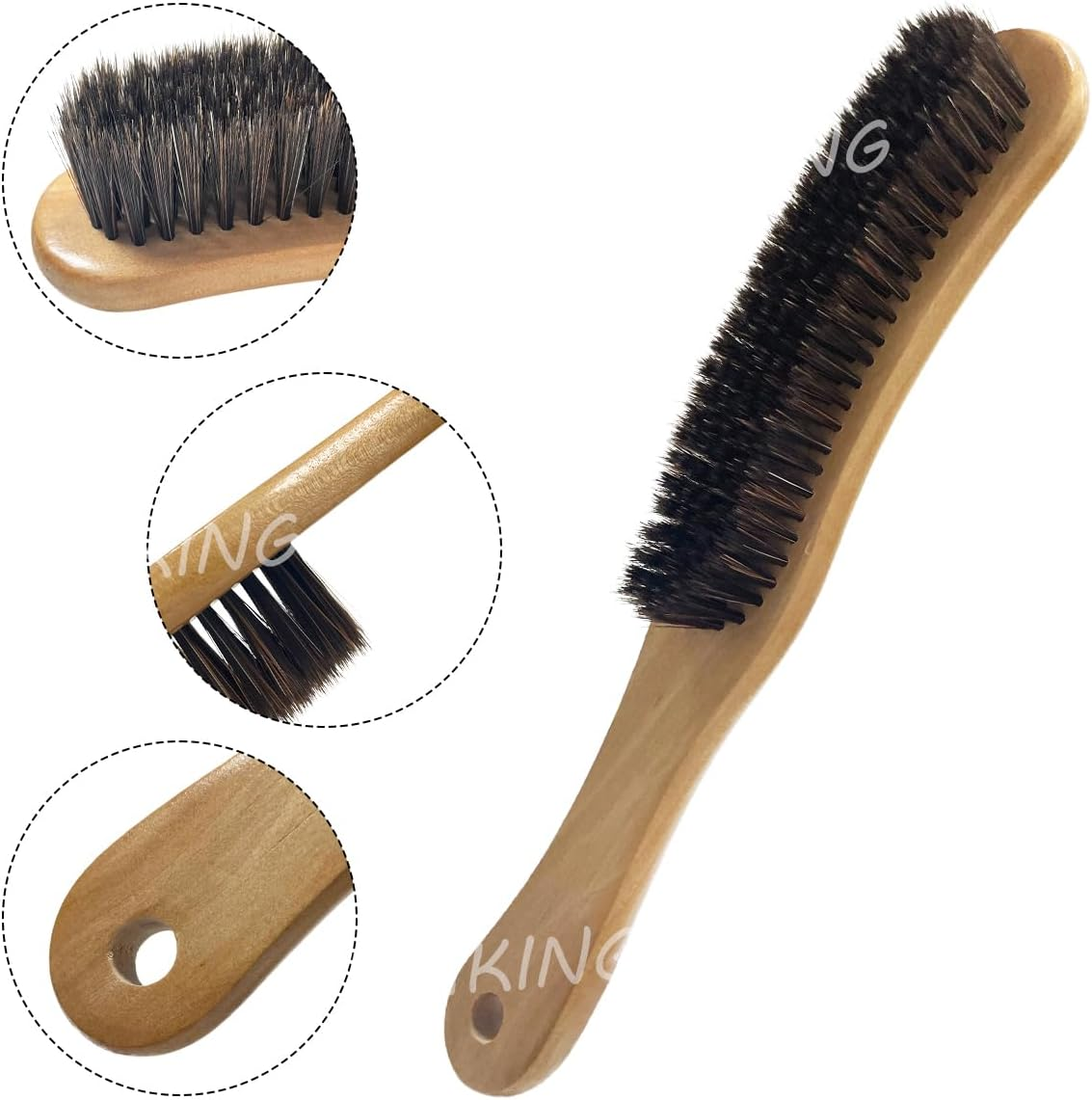 HAIKING Hat Brush, 2 PCS Felt Hat Cleaning Brush for Shoes, Hat, Clothes and Furniture Remove Hair Dust (30 Cm/11.8 In) image number 1