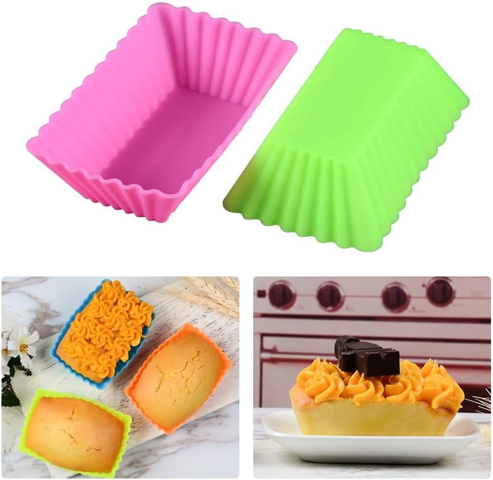 Silicone Cupcake Liners 24 Pack, Reusable Baking Muffin Cups Nonstick image number 3