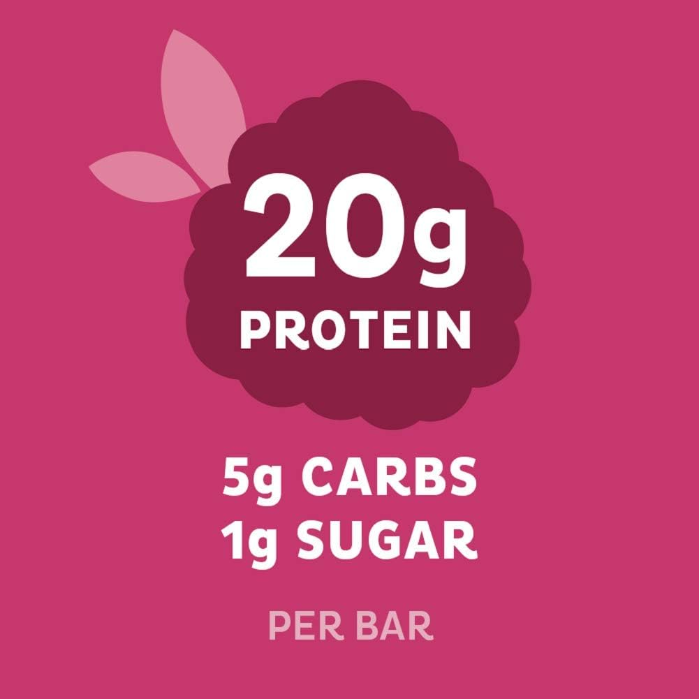 Quest Nutrition White Chocolate Raspberry Protein Bar, High Protein, Low Carb, Keto Friendly, 12 Count image number 1