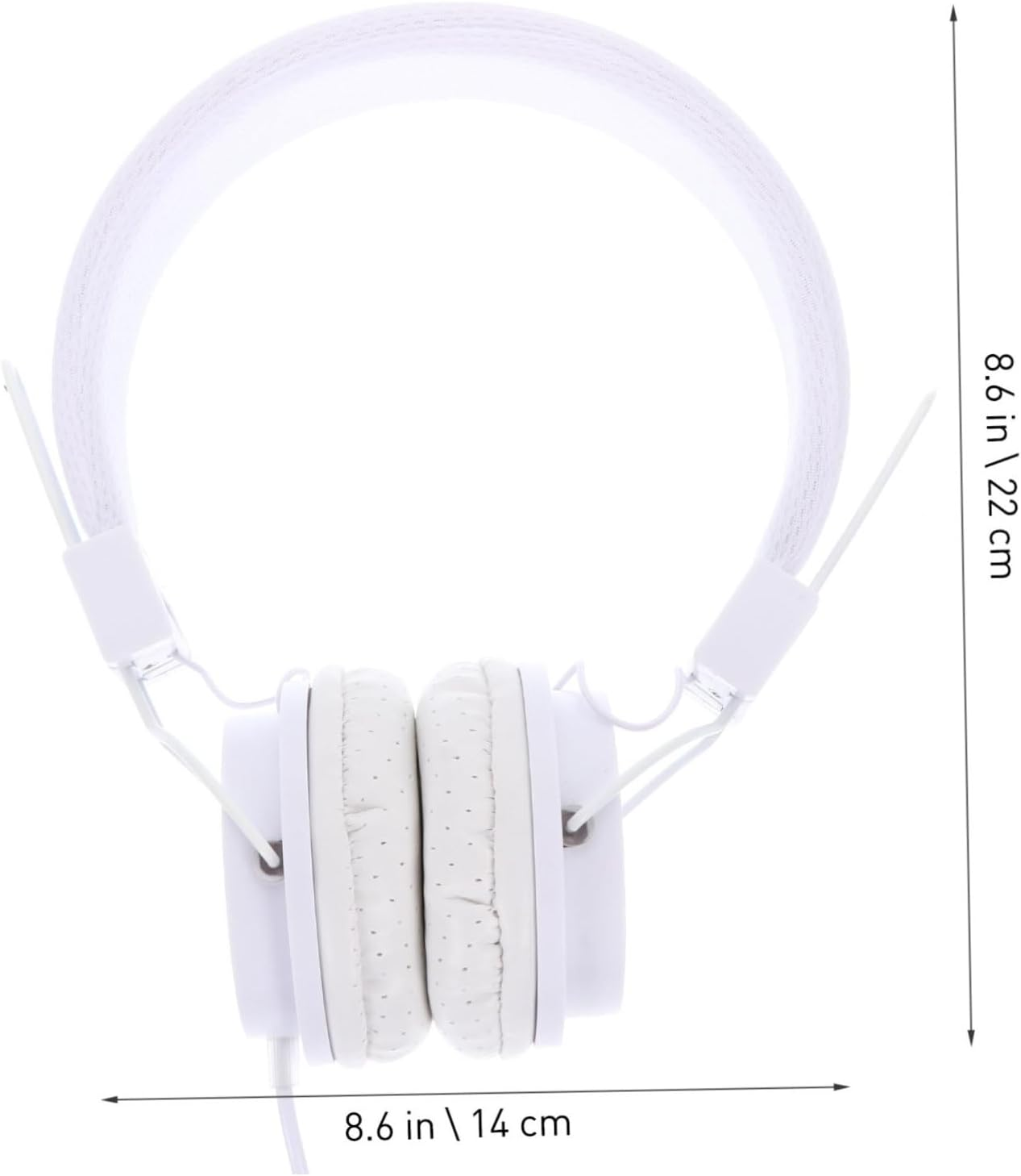 HONMEET Wired Over-Ear Game Headset Inline Control for Computer Gaming, White Wired Gaming Earphone Suitable for Gamers and Online Communication image number 5