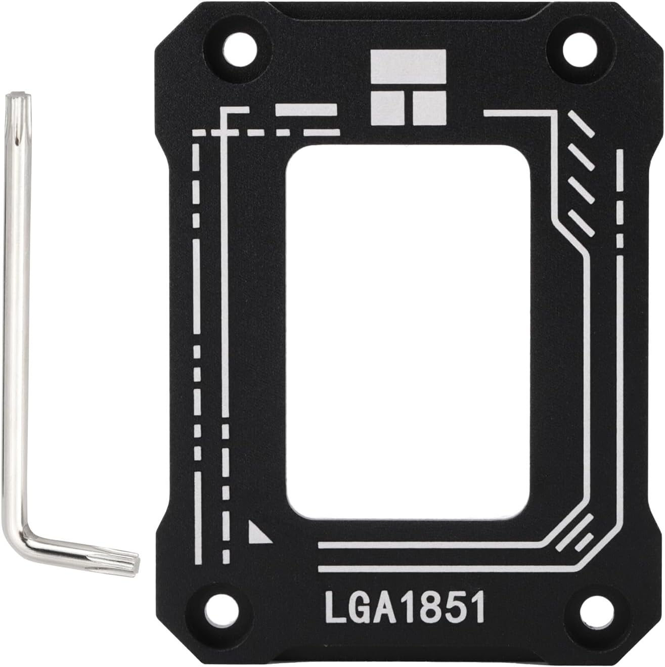 Thermalright Lga1851 BCF Black CPU Holder,Cpu anti Bending Fixed Bracket,Easy to Install,Full Fit Fixed Seamless Installation,All Aluminum Alloy Anode Sandblasting Process,Intel 15Th CPU Holder image number 4