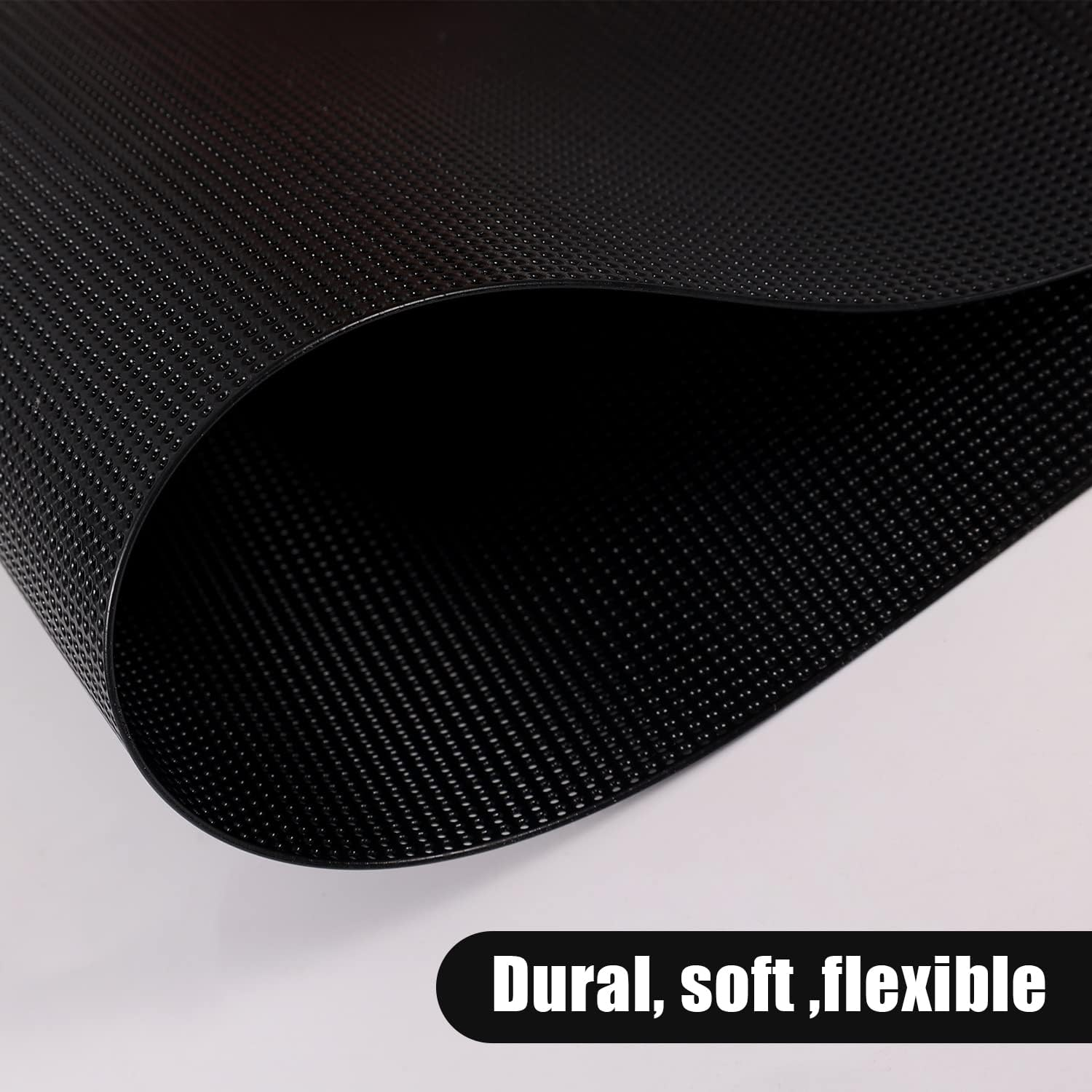 4Pcs Plastic Mesh Canvas, 14 CT Black Plastic Mesh Canvas Sheets Plastic Mesh Screen for Embroidery Making Crafts DIY Crochet Projects (11X8.2 Inch) image number 4