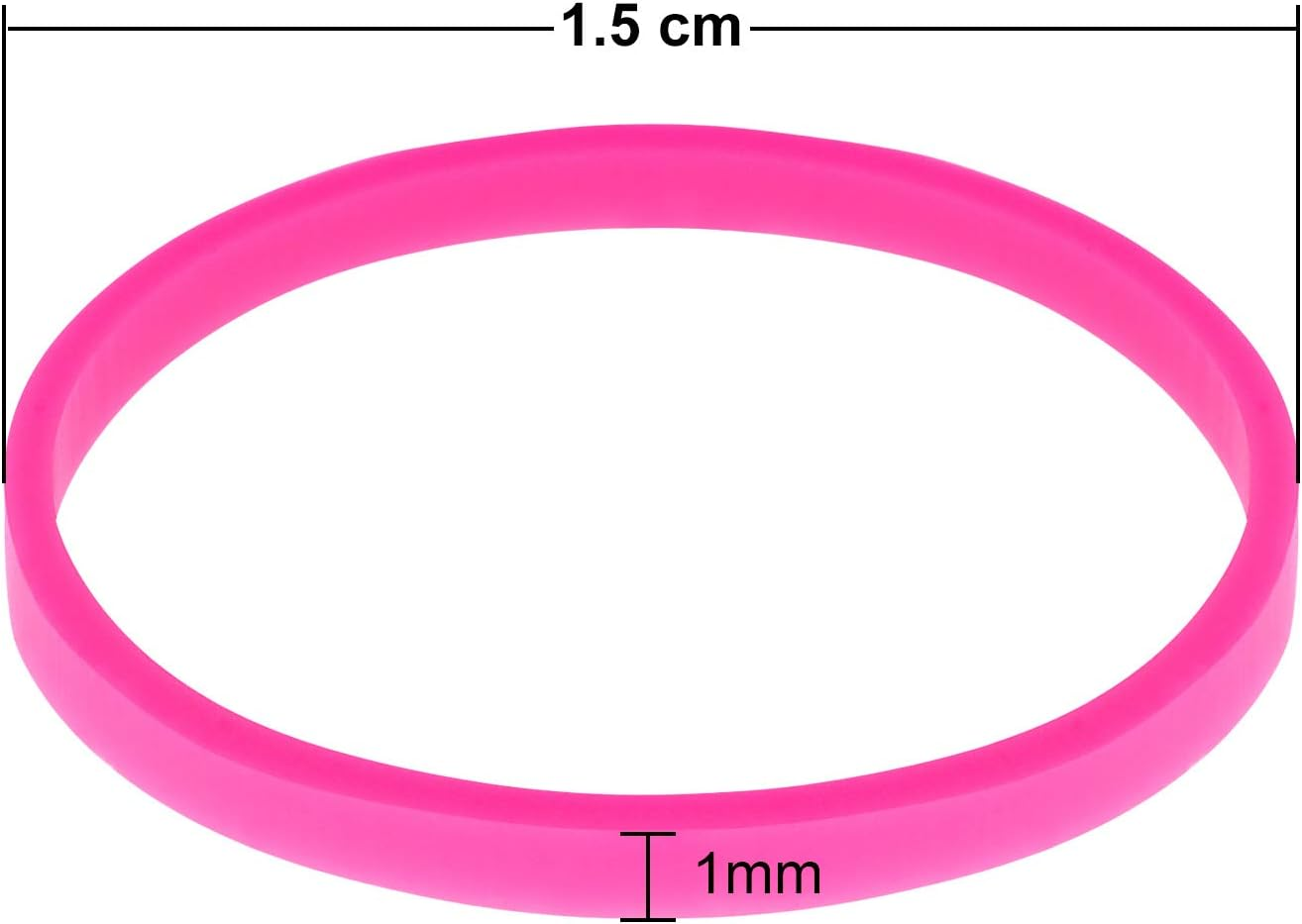 Hicarer Pack of 1000 Mini Rubber Bands Soft Elastic Bands for Kids Hair, Braids Hair, Wedding Hairstyle and More (Multicolor) image number 3